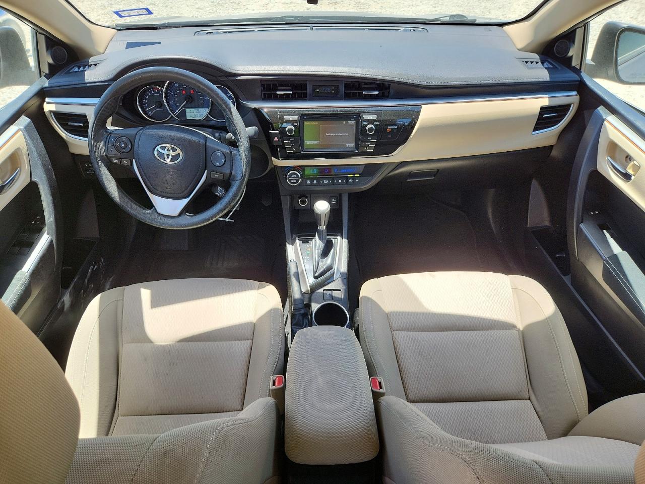 2015 Toyota Corolla Le Gray vin: 5YFBURHE8FP191182