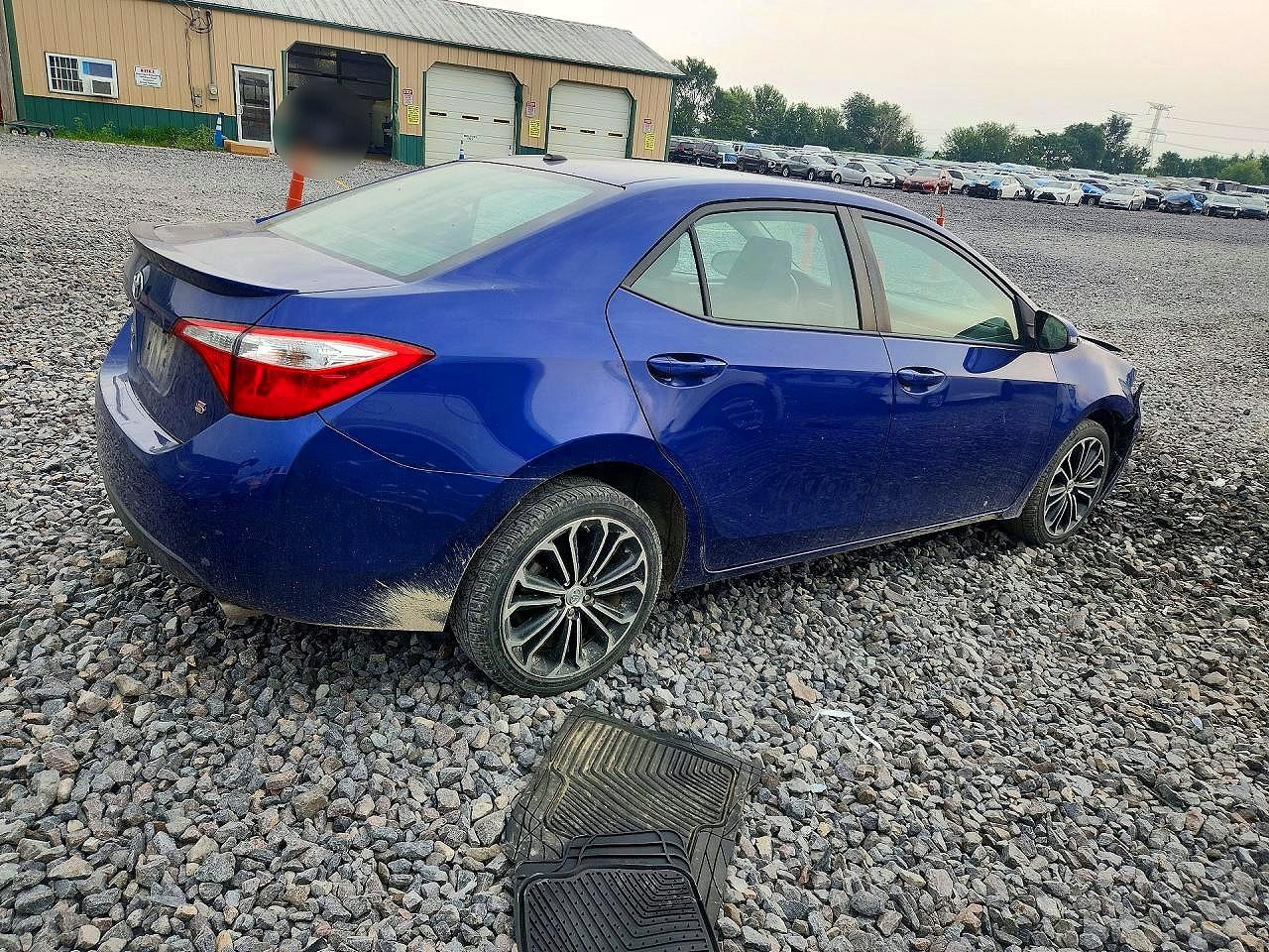 2015 Toyota Corolla S Plus Blue vin: 5YFBURHE8FP210121
