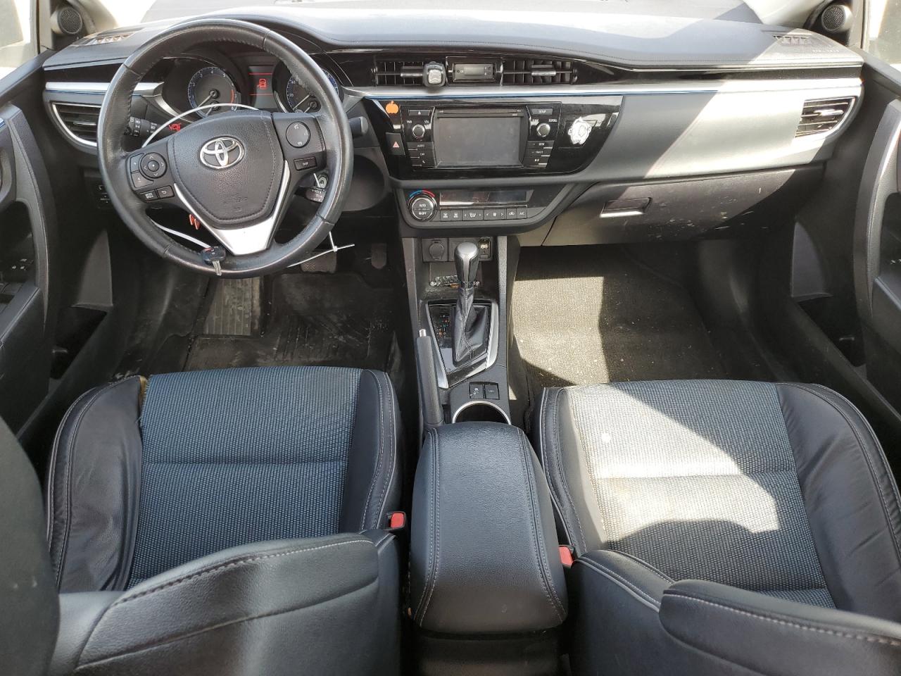 2015 Toyota Corolla L Black vin: 5YFBURHE8FP219840