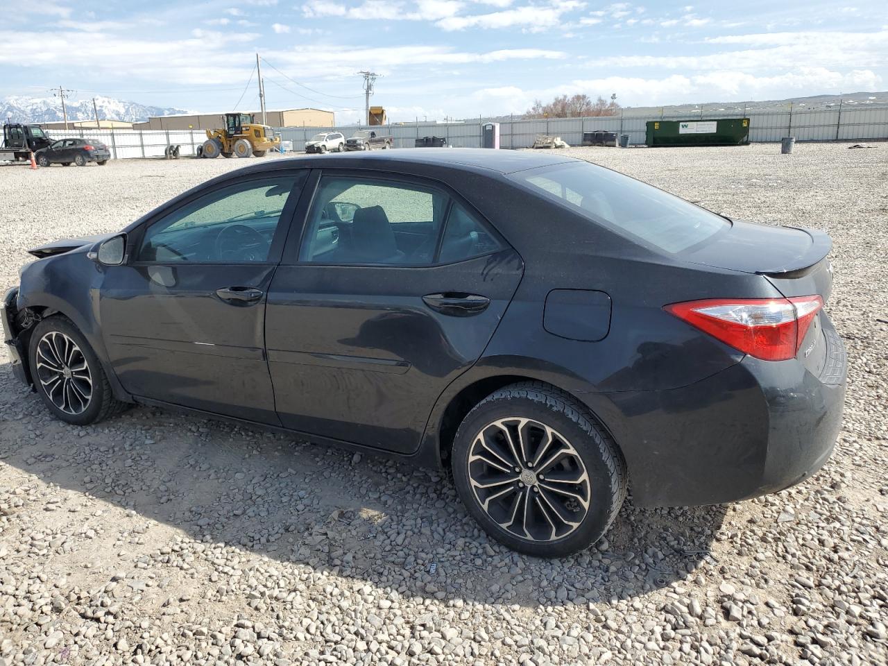 2015 Toyota Corolla L Black vin: 5YFBURHE8FP219840