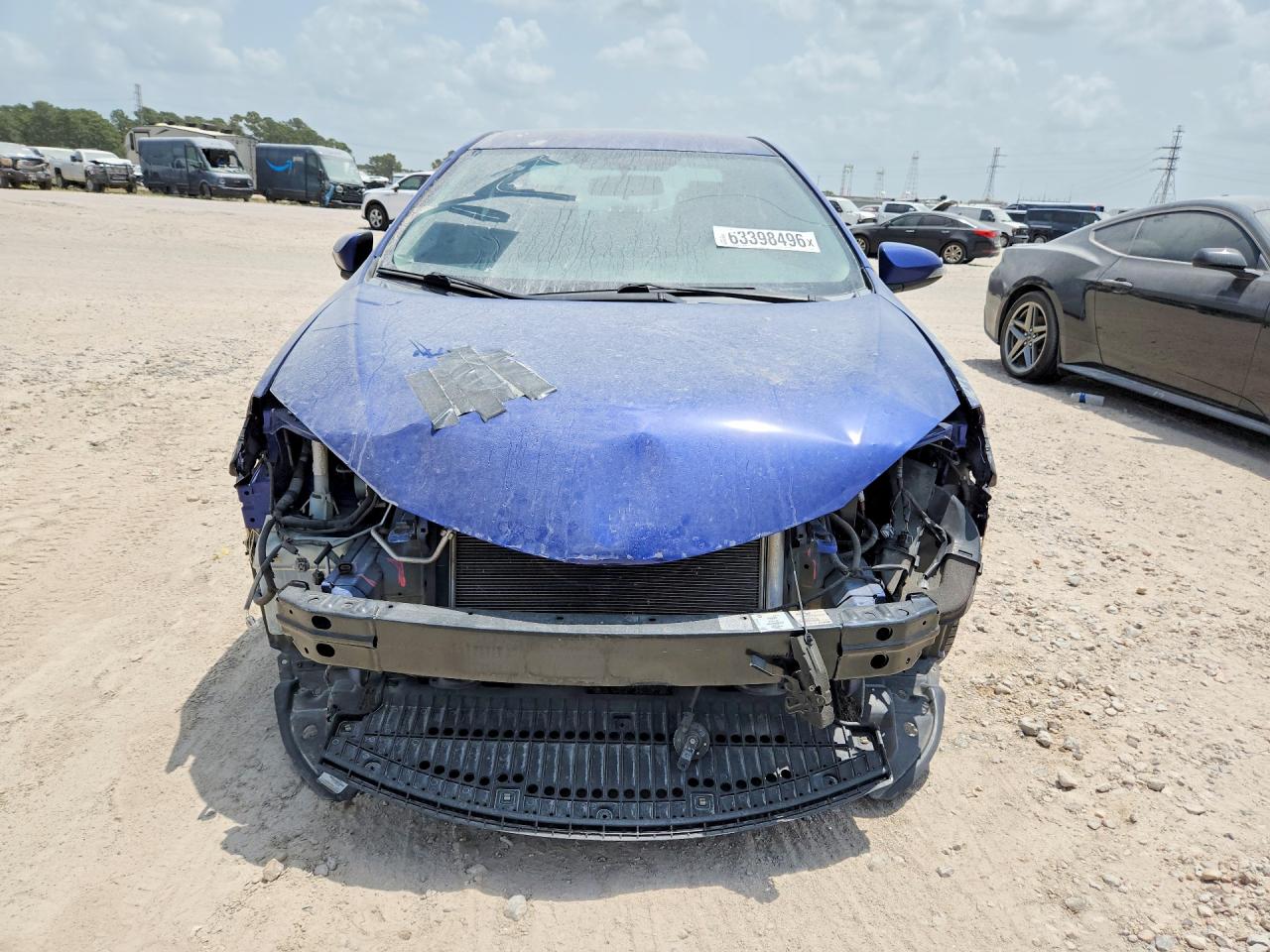 2015 Toyota Corolla S Plus Blue vin: 5YFBURHE8FP246343