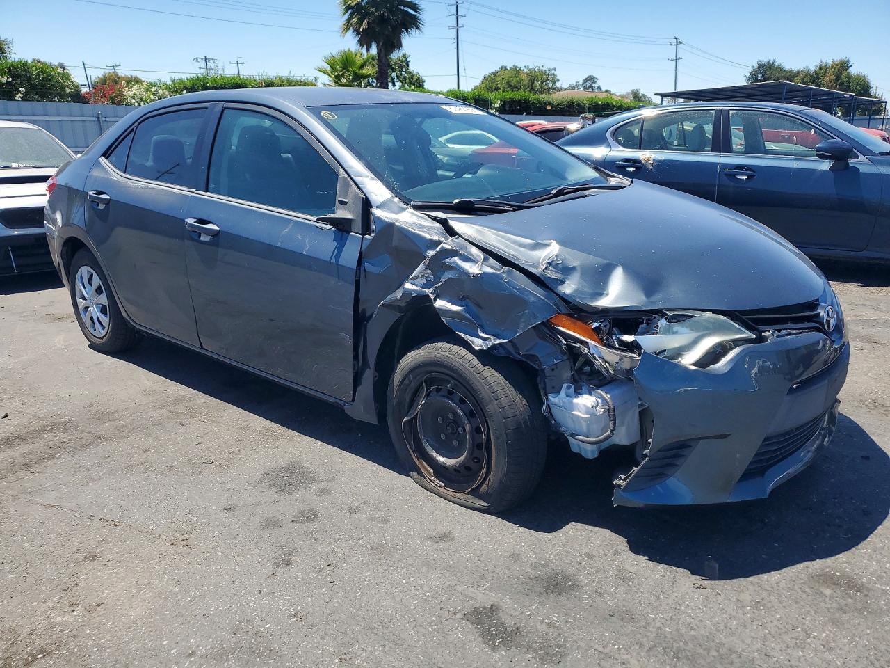 2015 Toyota Corolla L Charcoal vin: 5YFBURHE8FP248819