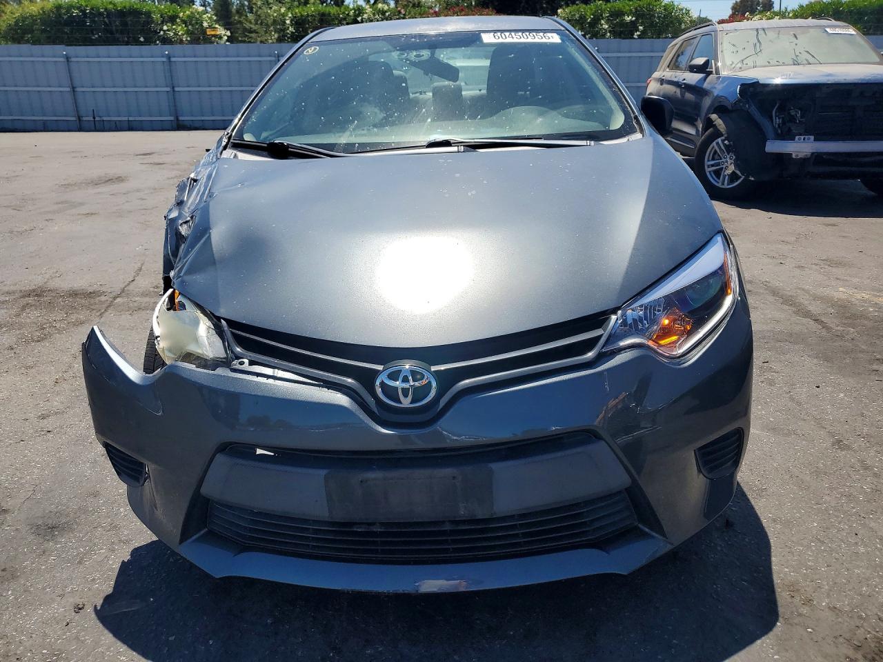 2015 Toyota Corolla L Charcoal vin: 5YFBURHE8FP248819