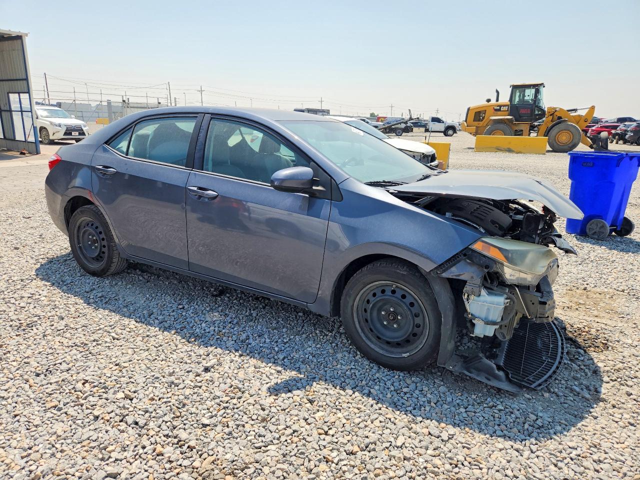 2015 Toyota Corolla Le Серый vin: 5YFBURHE8FP258699