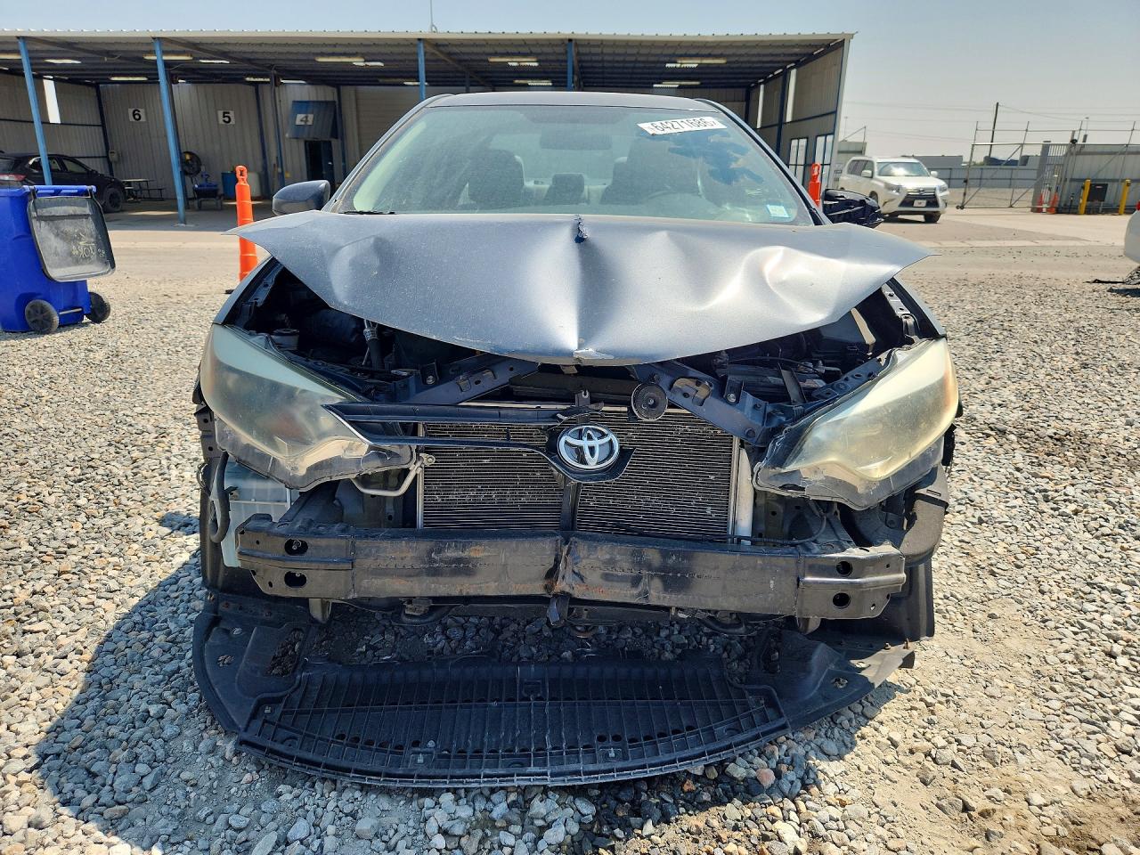 2015 Toyota Corolla Le Серый vin: 5YFBURHE8FP258699