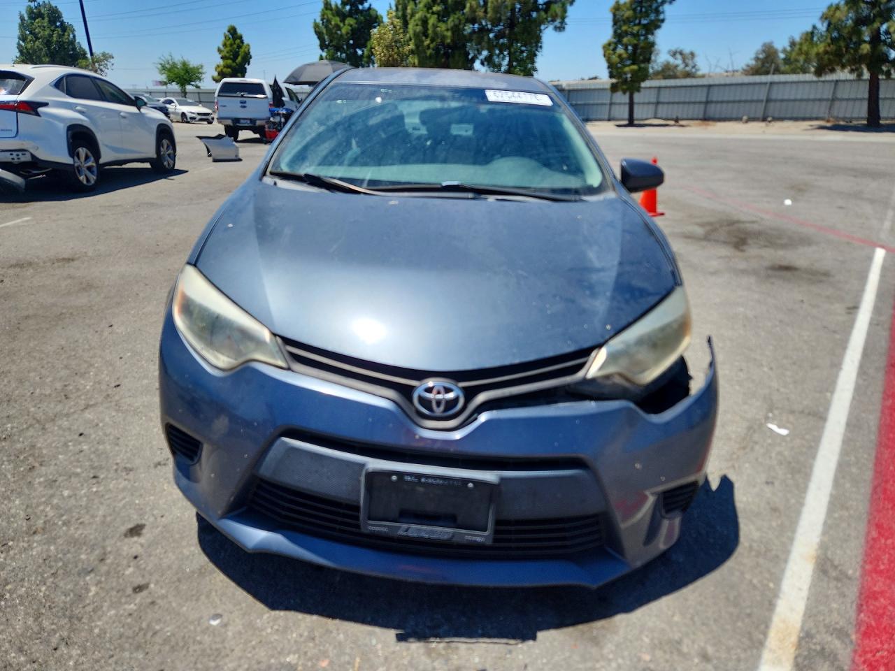 2015 Toyota Corolla L Charcoal vin: 5YFBURHE8FP276703