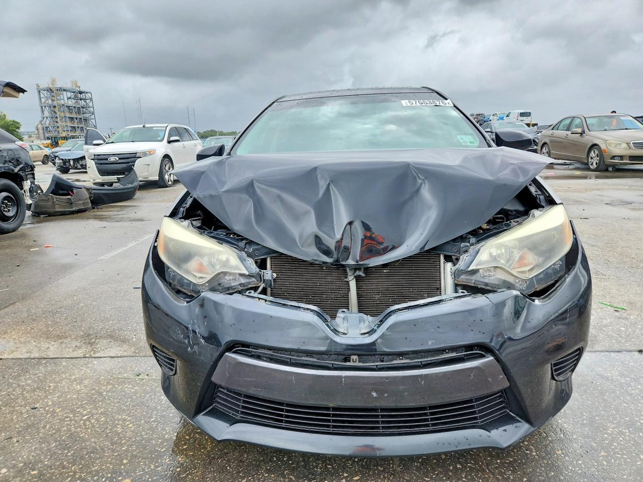 2015 Toyota Corolla Le Black vin: 5YFBURHE8FP296594