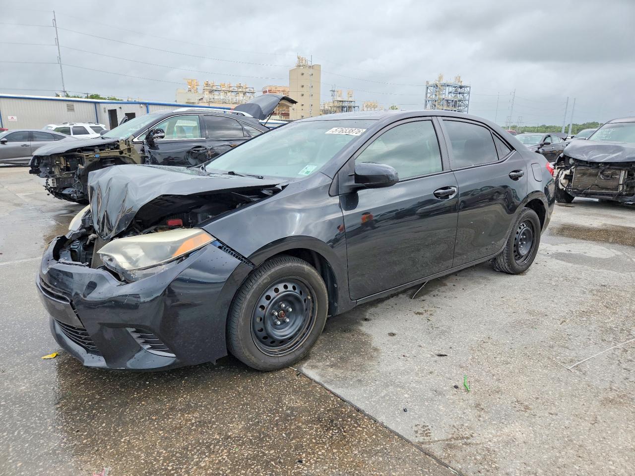 2015 Toyota Corolla Le Black vin: 5YFBURHE8FP296594