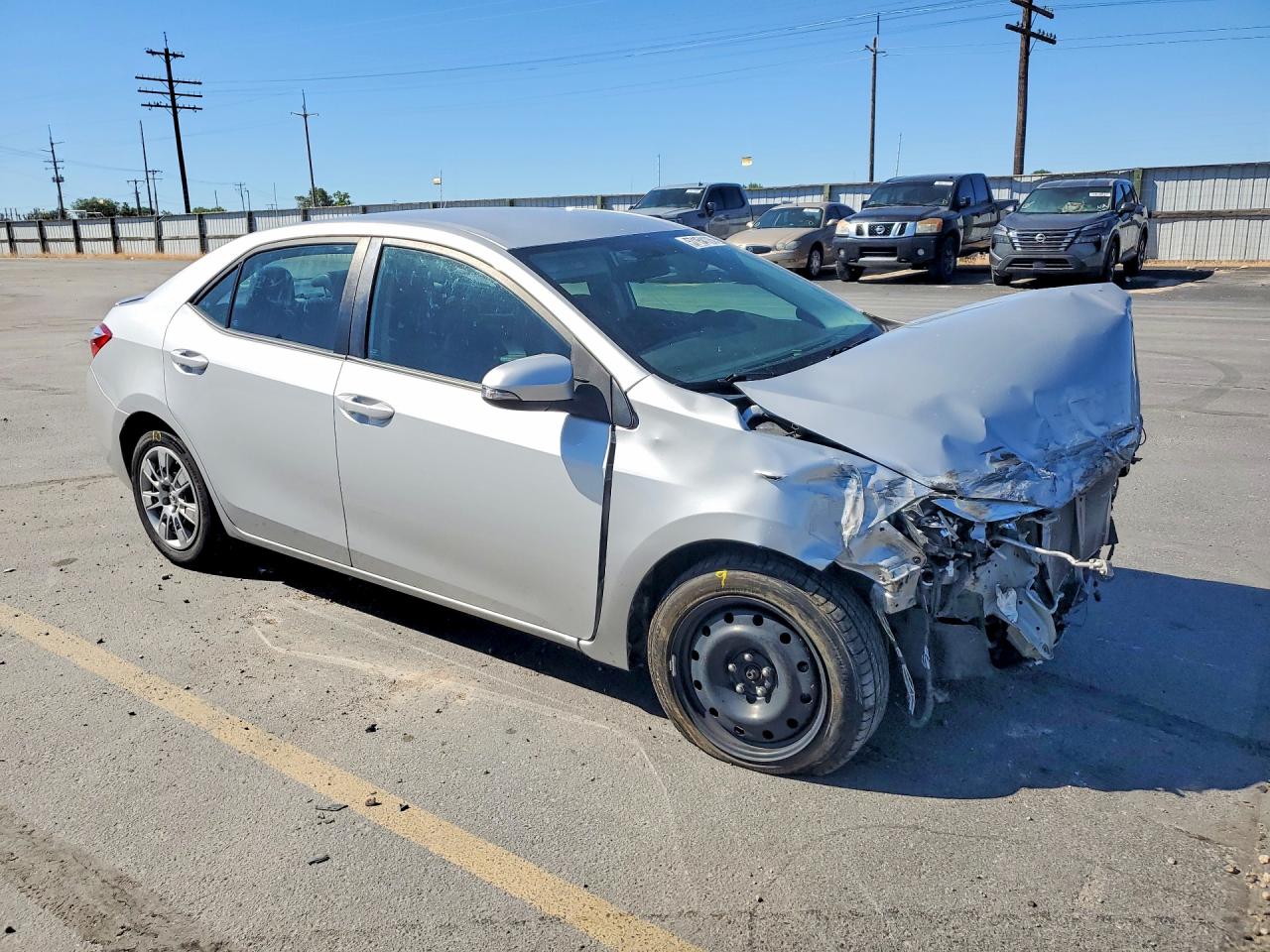 2015 Toyota Corolla S Silver vin: 5YFBURHE8FP315399