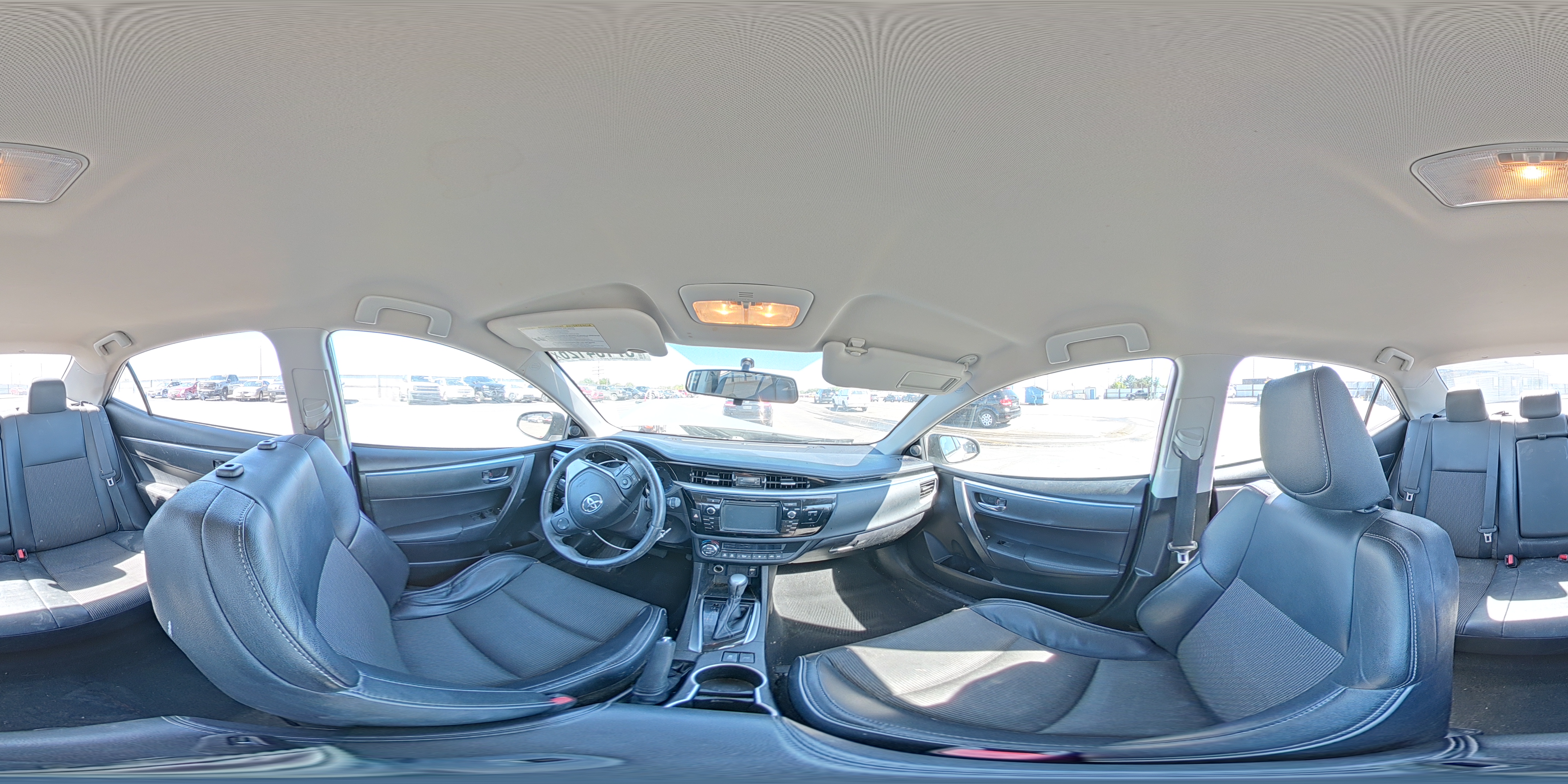 2015 Toyota Corolla S Silver vin: 5YFBURHE8FP315399