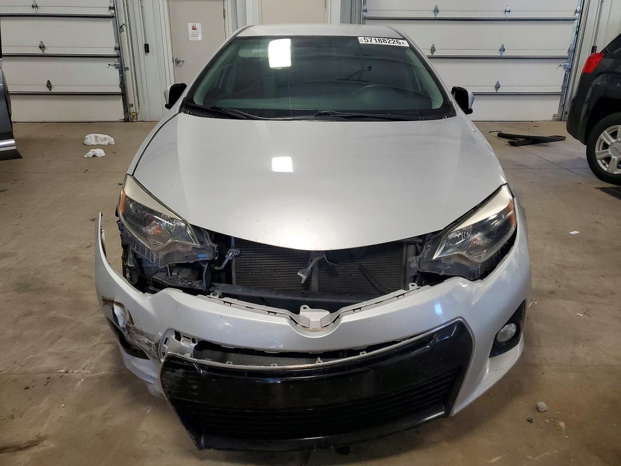2015 Toyota Corolla S Plus Silver vin: 5YFBURHE8FP365722