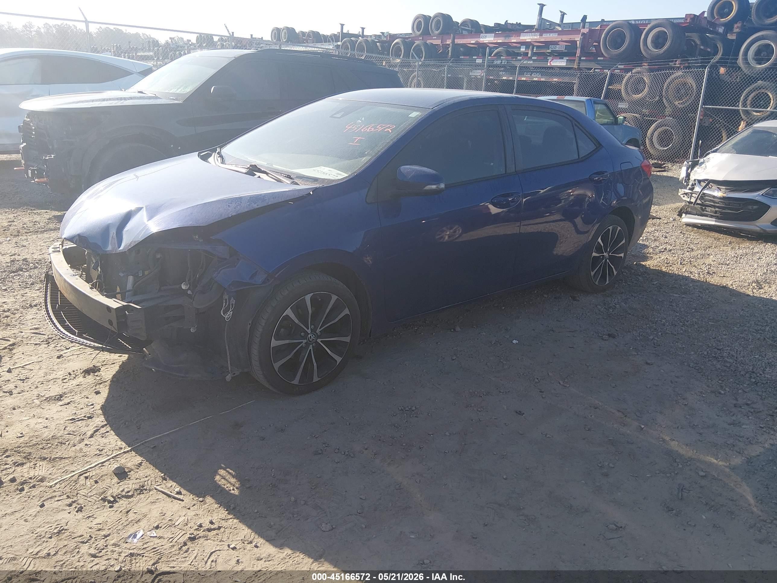 2019 Toyota Corolla Se Blue vin: 5YFBURHE8KP907802