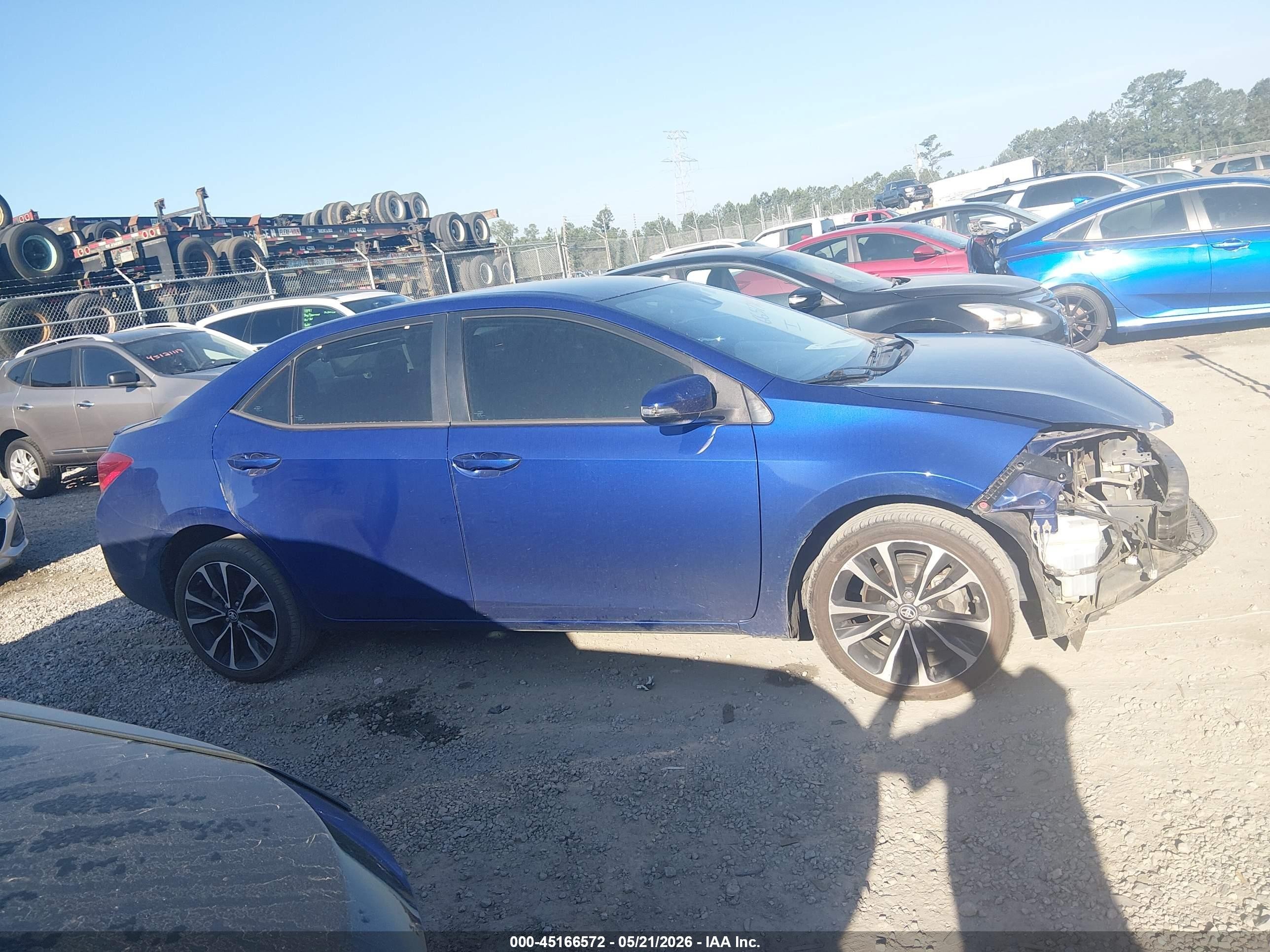 2019 Toyota Corolla Se Blue vin: 5YFBURHE8KP907802