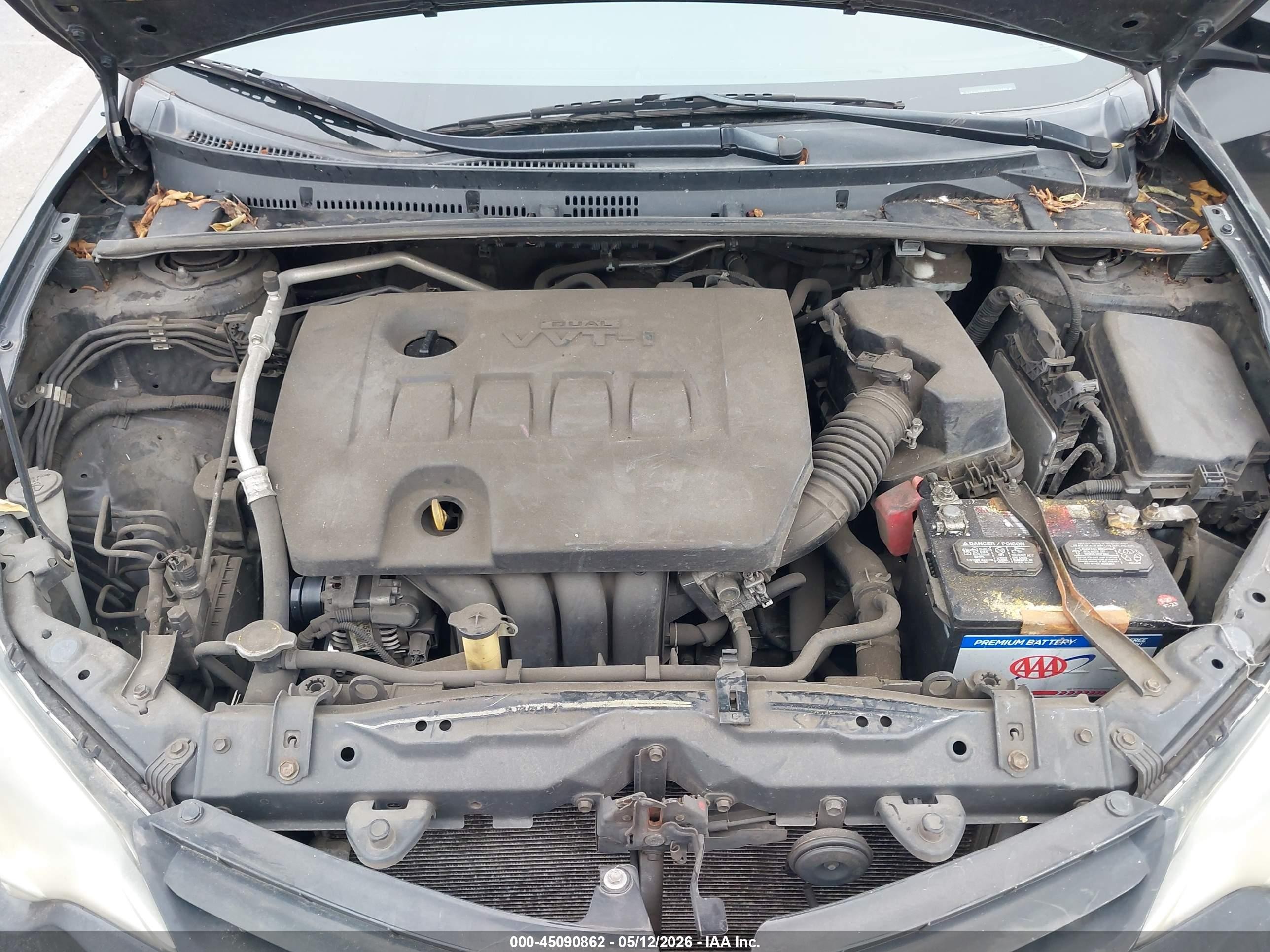 2014 Toyota Corolla Le Черный vin: 5YFBURHE9EP043489
