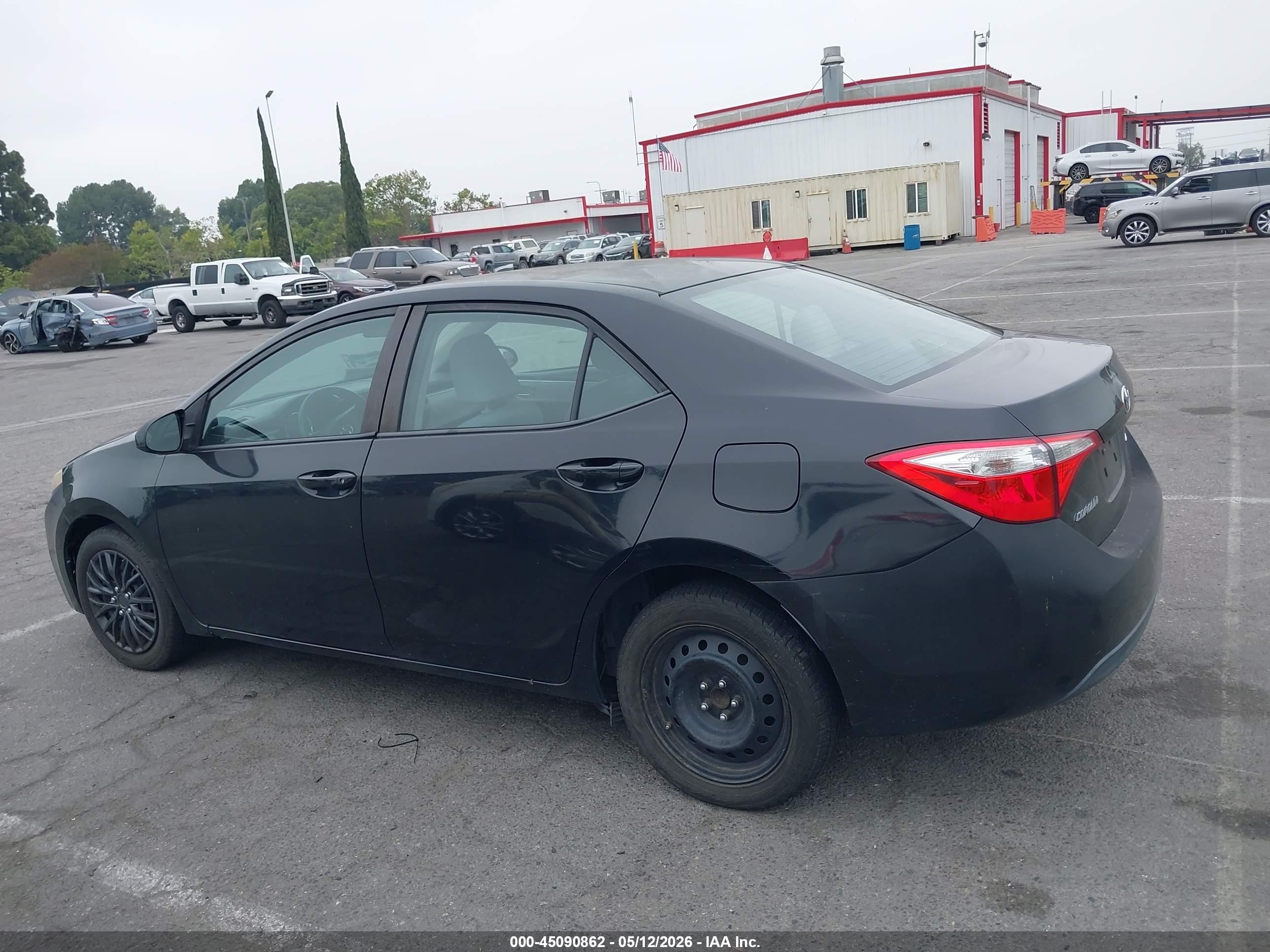 2014 Toyota Corolla Le Черный vin: 5YFBURHE9EP043489