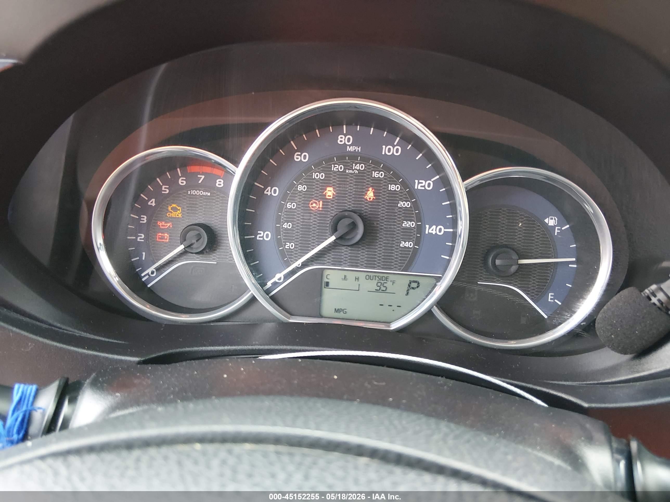 2014 Toyota Corolla Le Серый vin: 5YFBURHE9EP072202