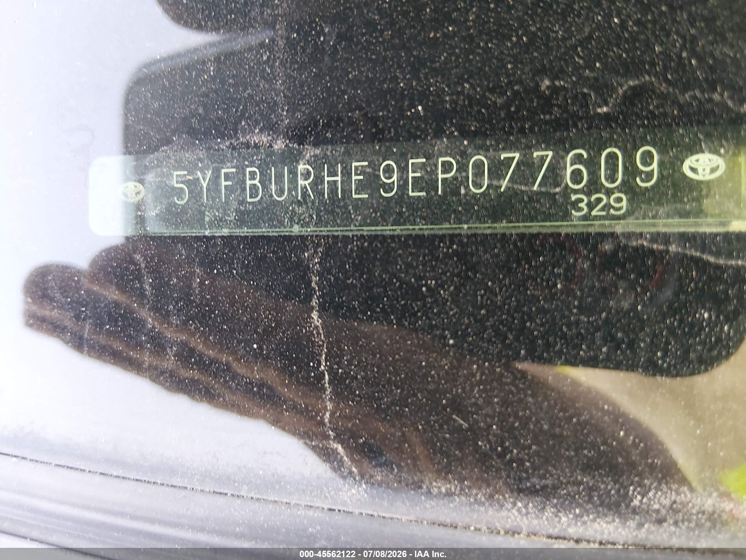 2014 Toyota Corolla Le Plus Gray vin: 5YFBURHE9EP077609
