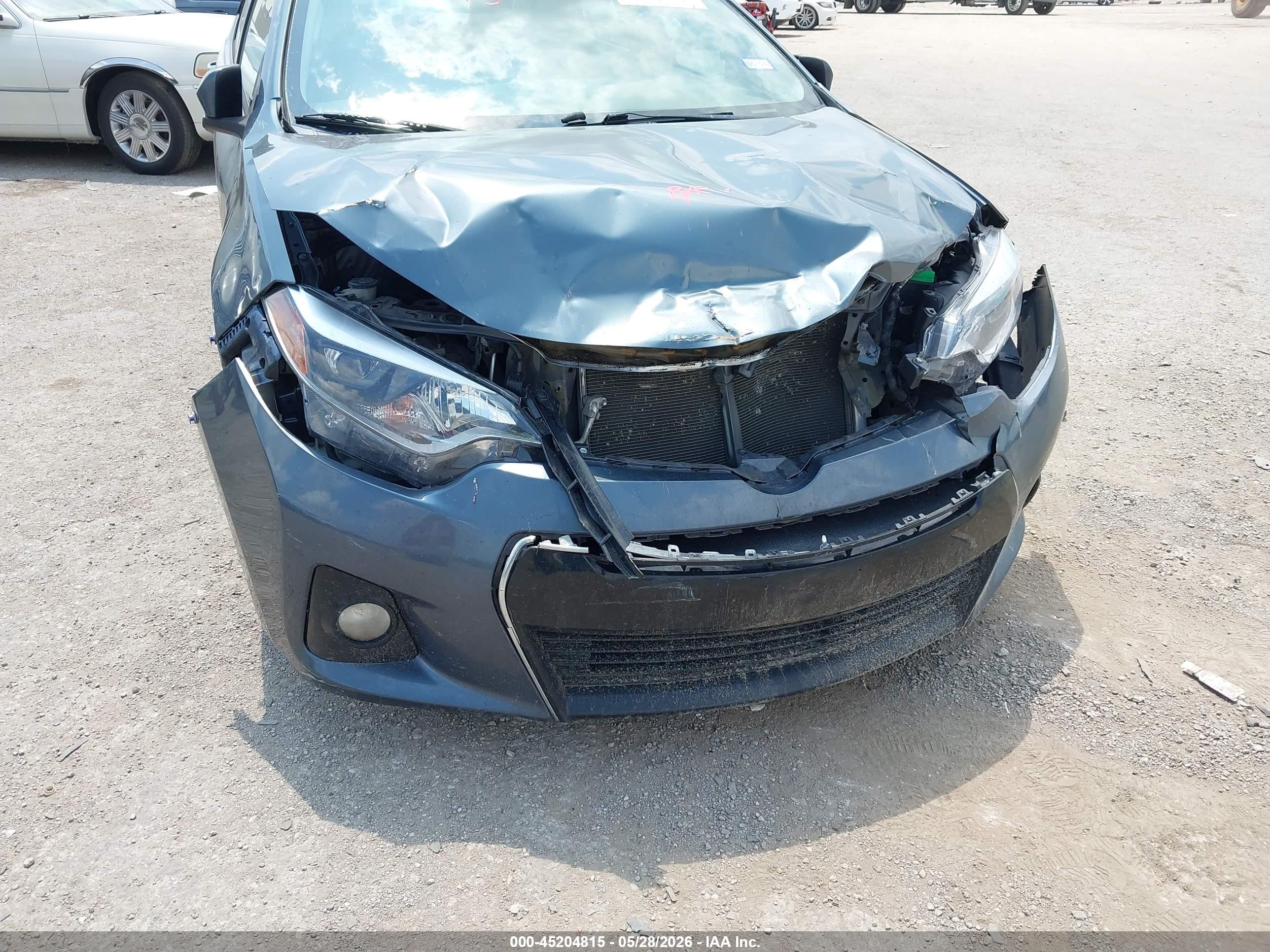 2014 Toyota Corolla S Plus Green vin: 5YFBURHE9EP097374