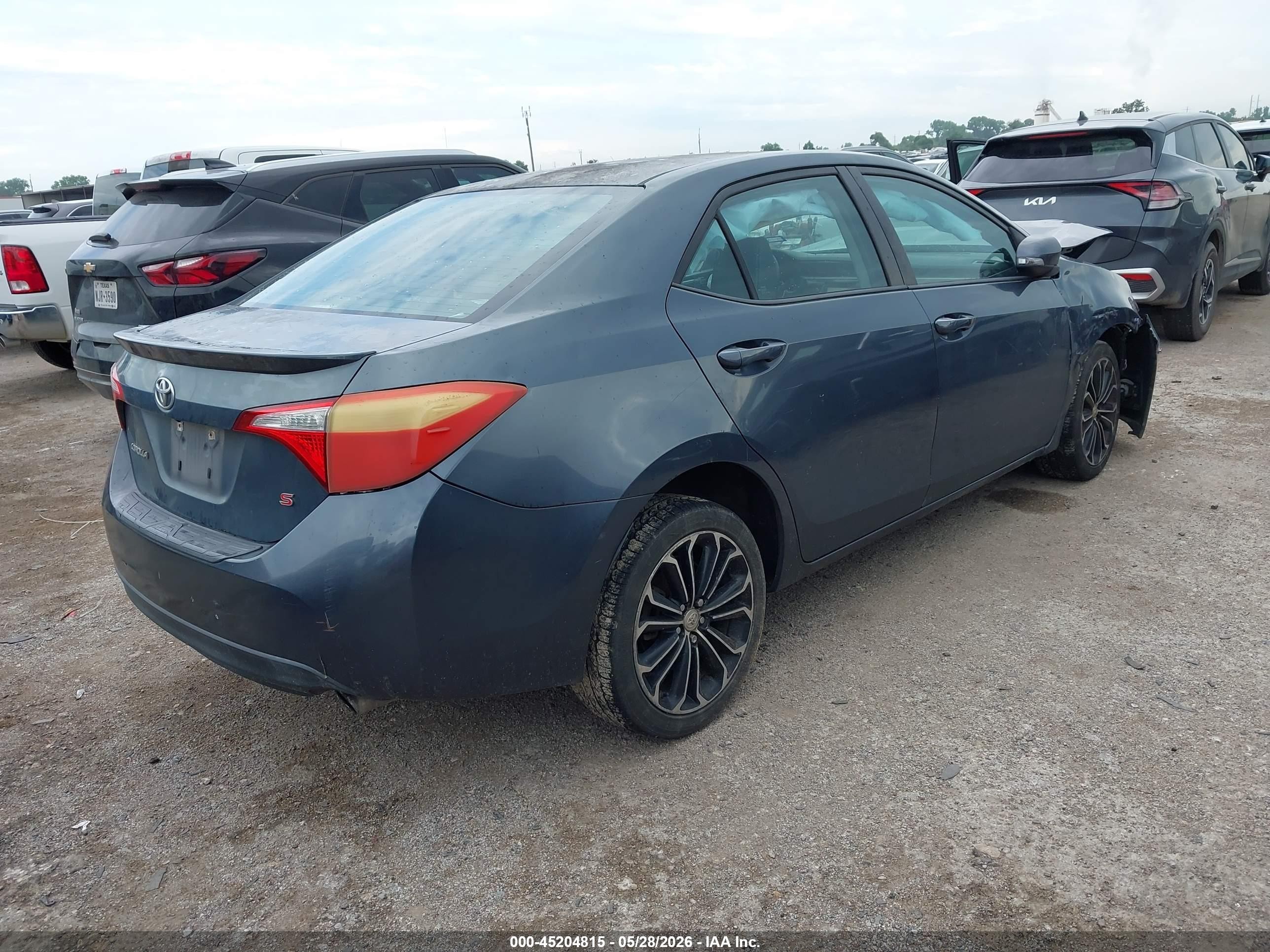 2014 Toyota Corolla S Plus Green vin: 5YFBURHE9EP097374