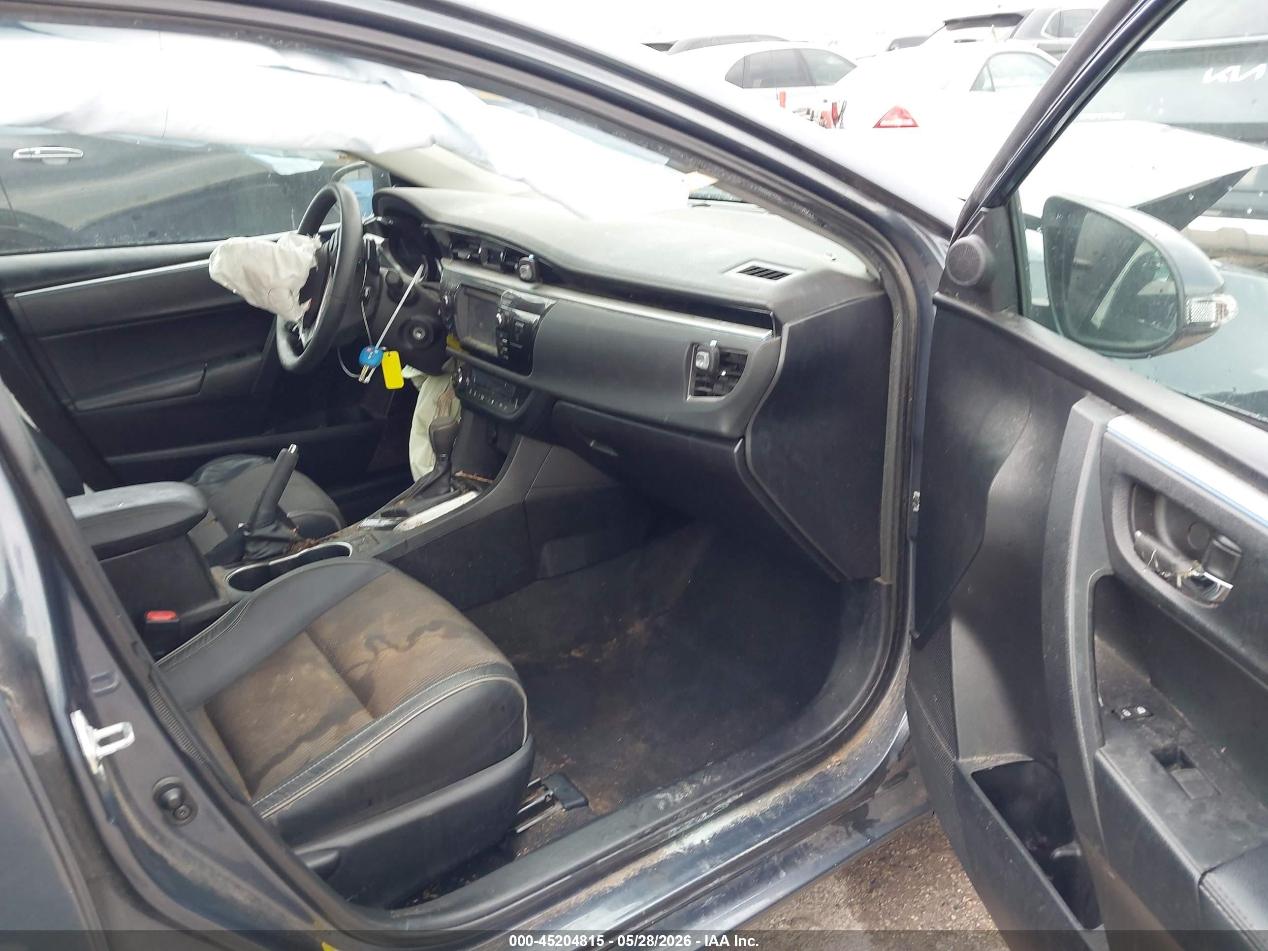 2014 Toyota Corolla S Plus Green vin: 5YFBURHE9EP097374