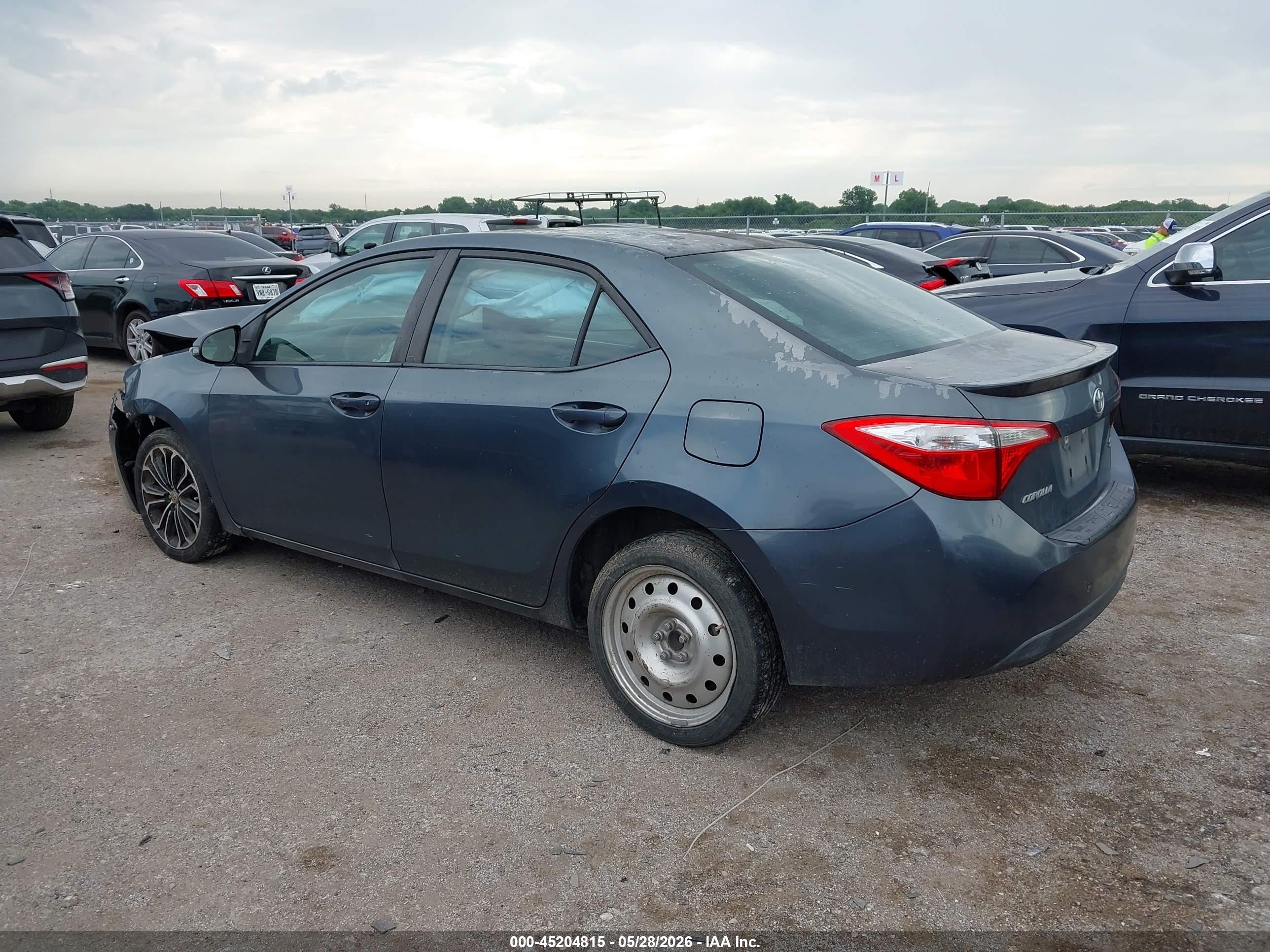 2014 Toyota Corolla S Plus Green vin: 5YFBURHE9EP097374