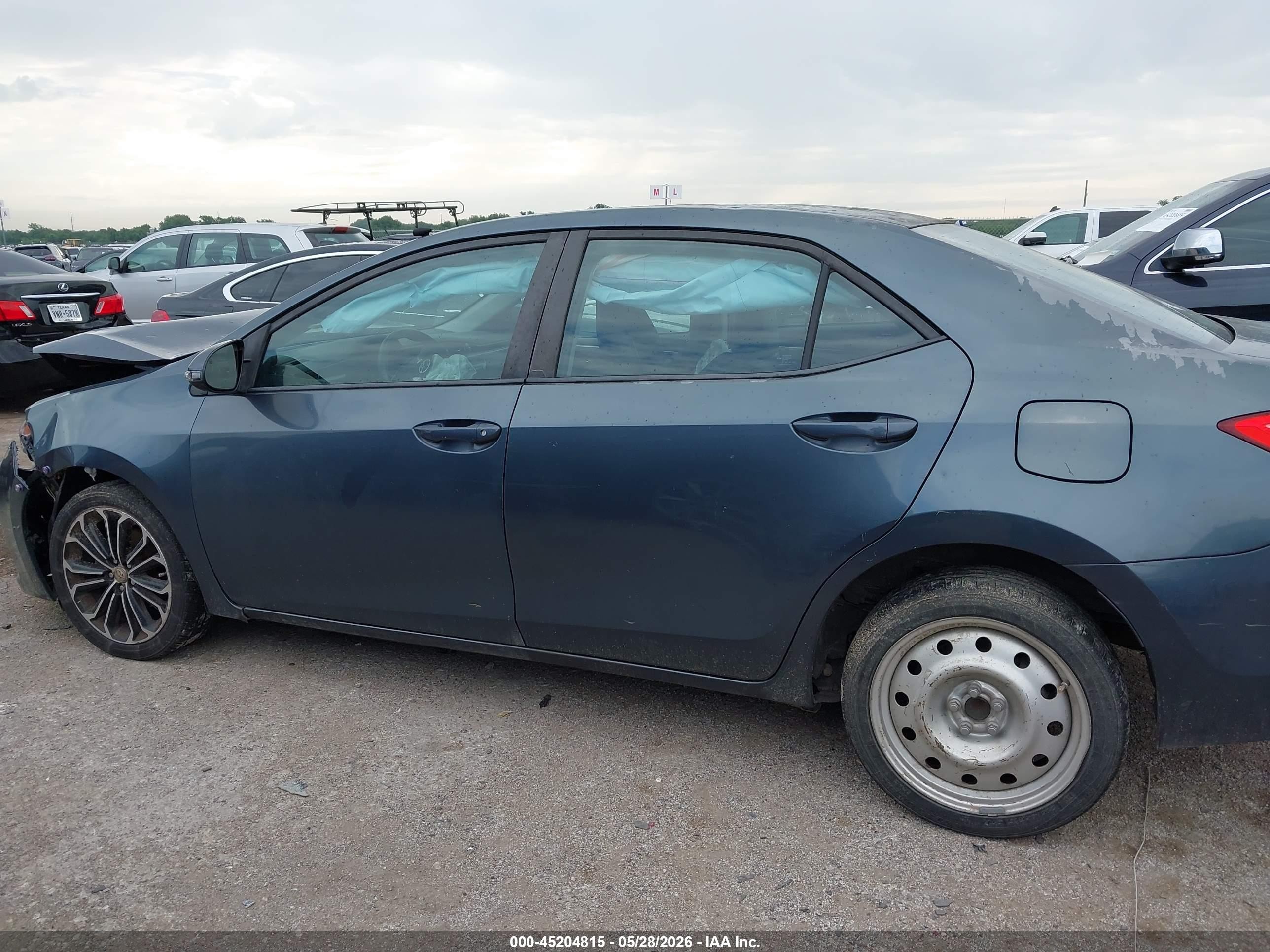 2014 Toyota Corolla S Plus Green vin: 5YFBURHE9EP097374