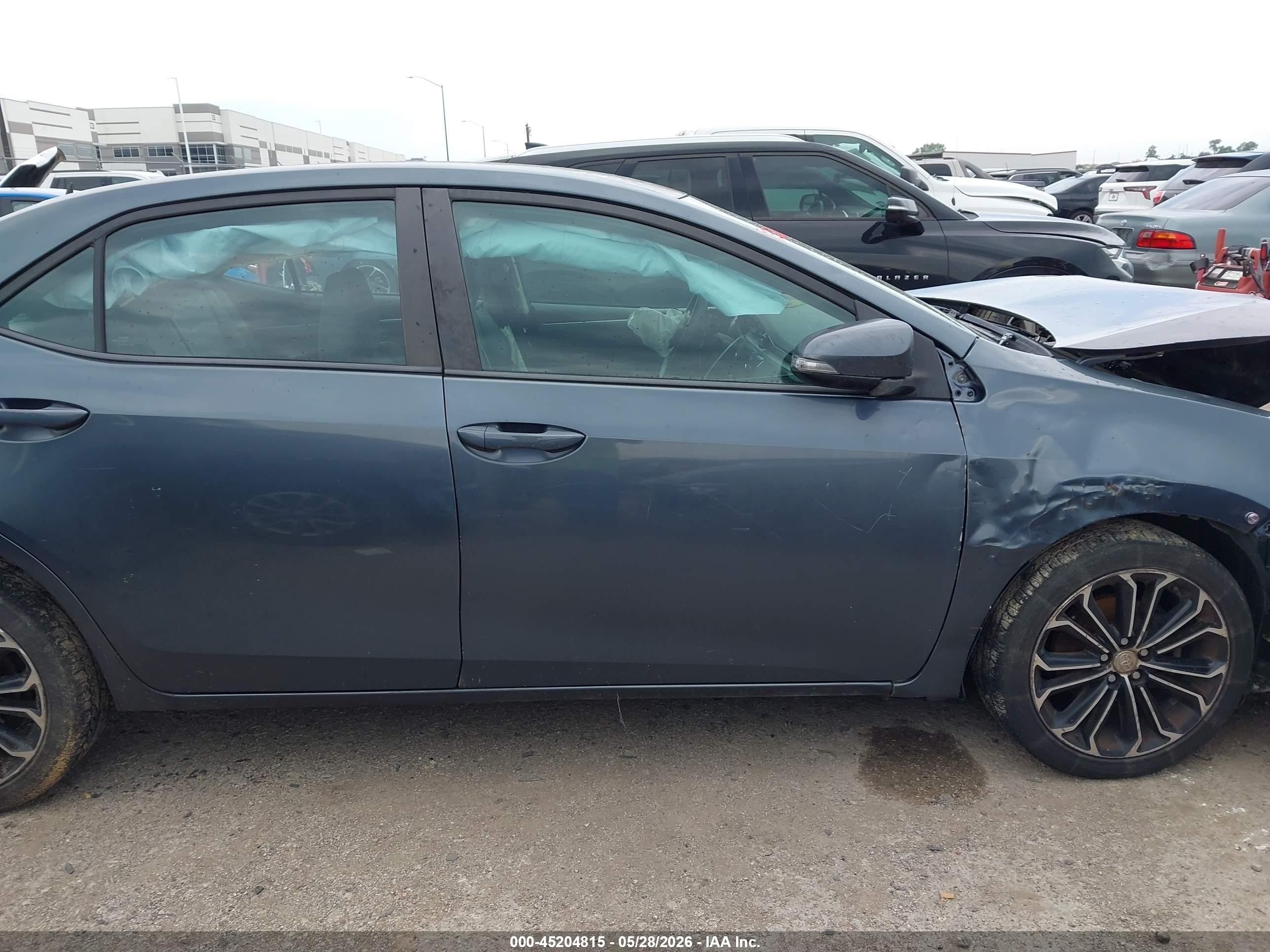2014 Toyota Corolla S Plus Green vin: 5YFBURHE9EP097374