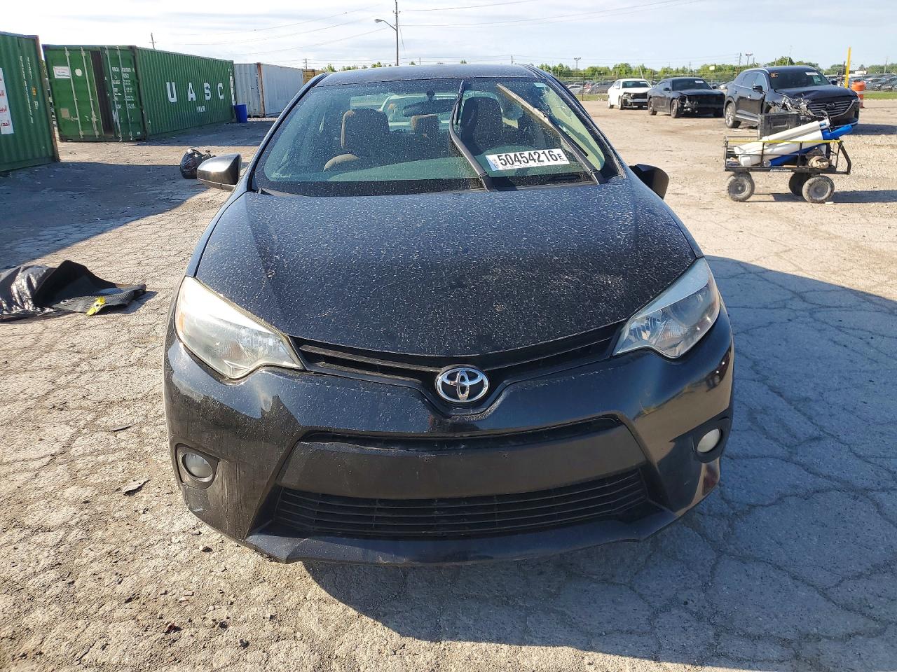 2014 Toyota Corolla Le Plus Черный vin: 5YFBURHE9EP100192