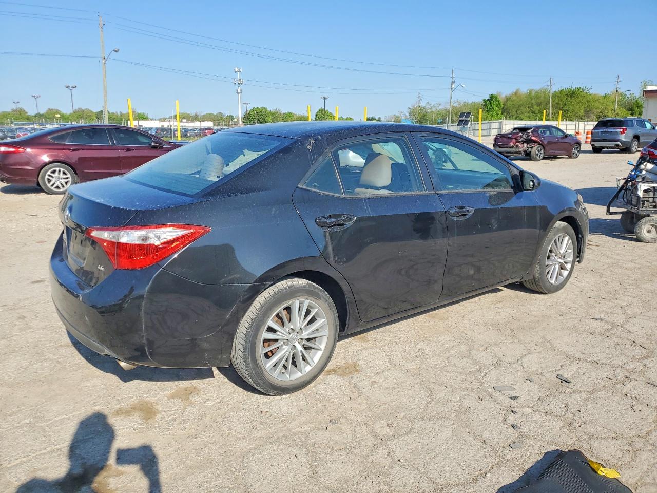 2014 Toyota Corolla Le Plus Черный vin: 5YFBURHE9EP100192