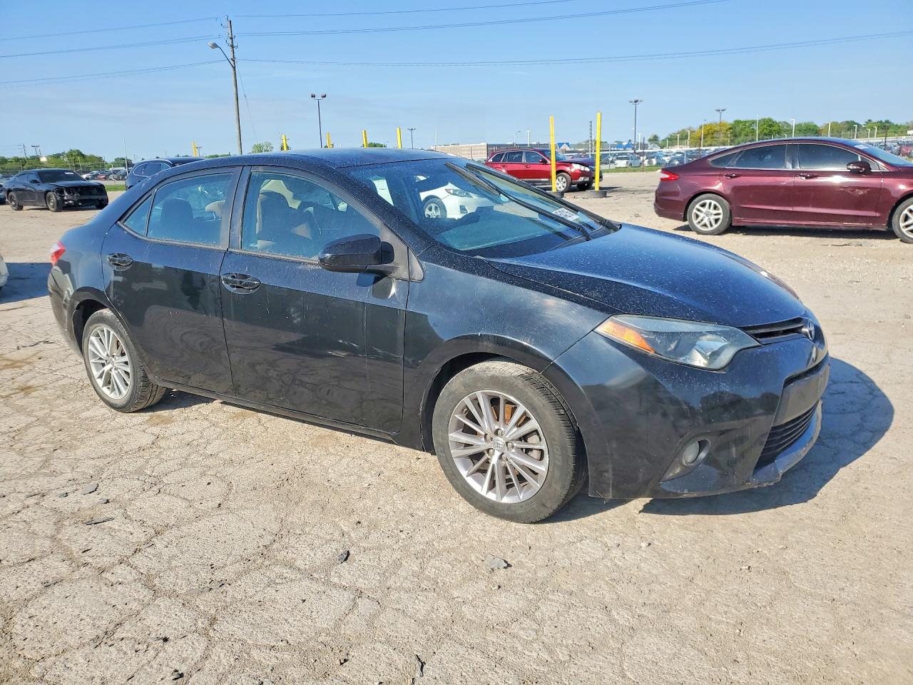 2014 Toyota Corolla Le Plus Черный vin: 5YFBURHE9EP100192