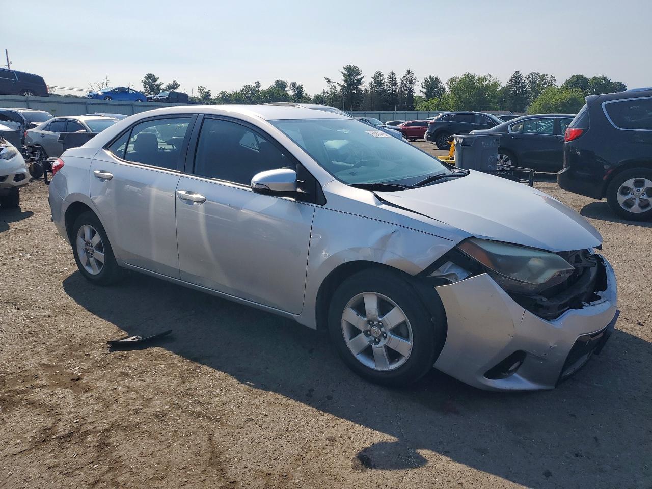 2014 Toyota Corolla S Серебряный vin: 5YFBURHE9EP108874