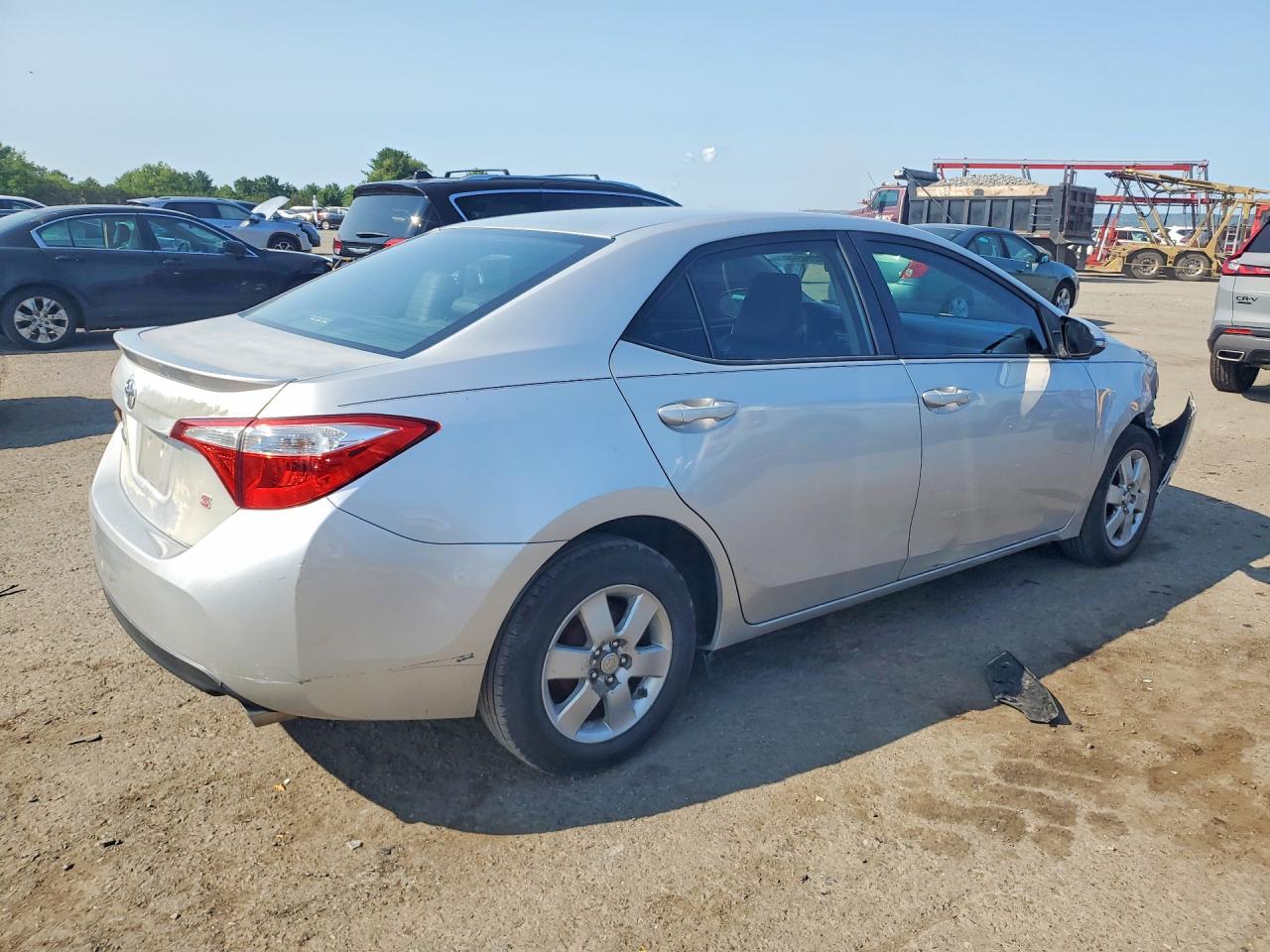 2014 Toyota Corolla S Серебряный vin: 5YFBURHE9EP108874