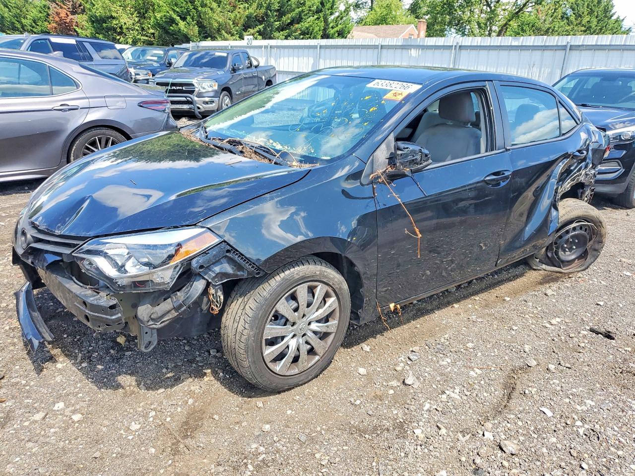 2014 Toyota Corolla Le Черный vin: 5YFBURHE9EP126680