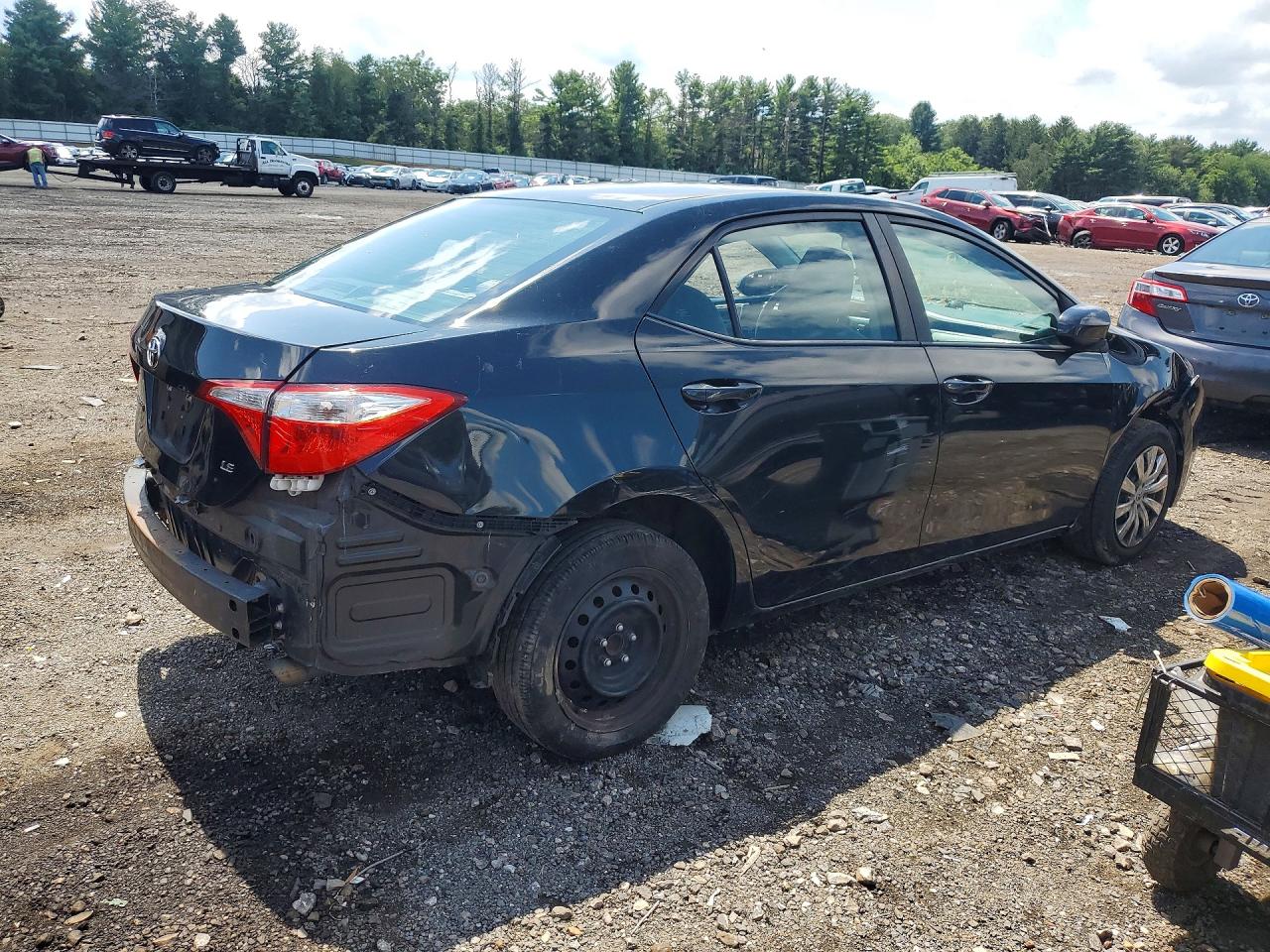 2014 Toyota Corolla Le Черный vin: 5YFBURHE9EP126680