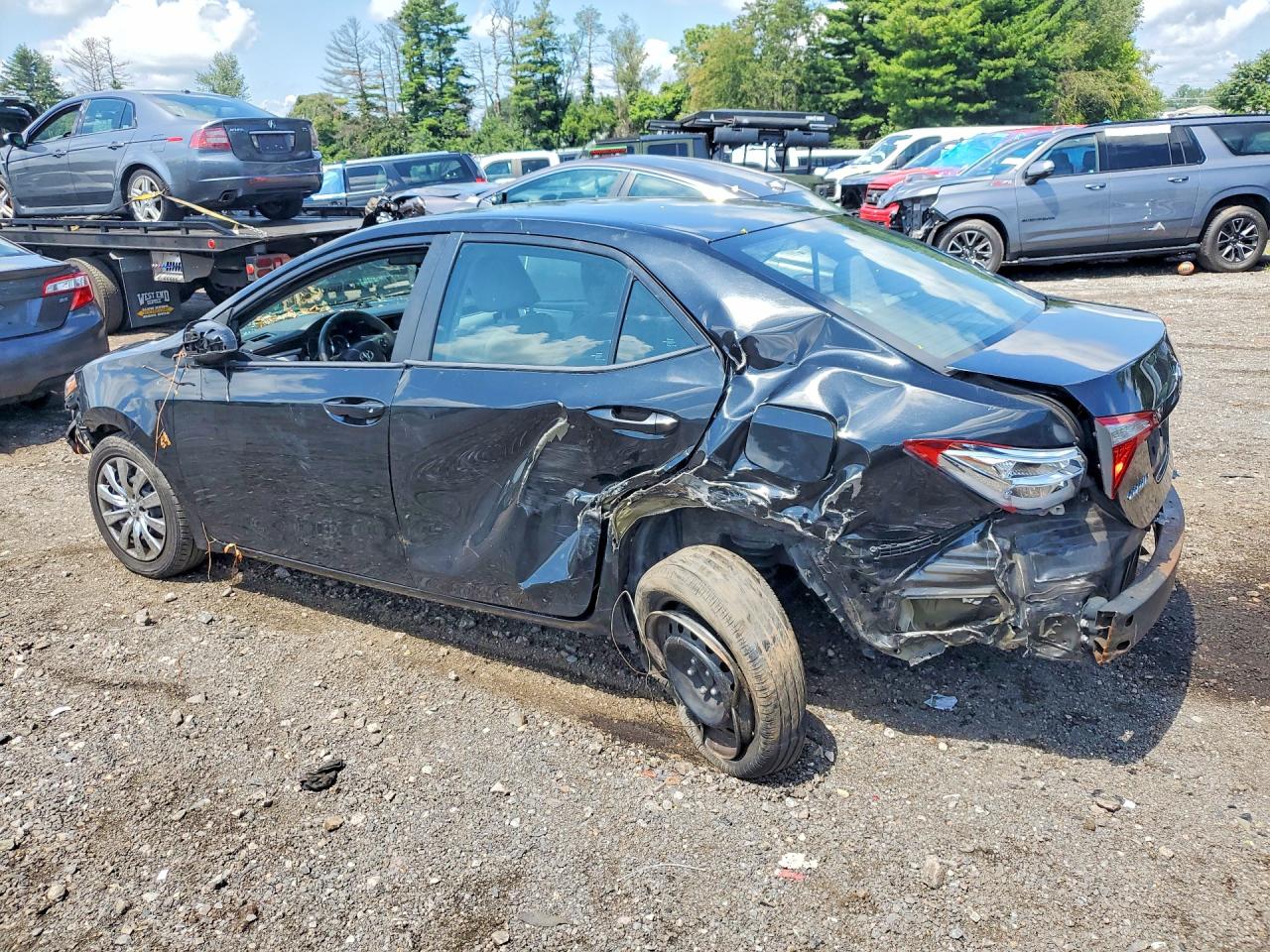 2014 Toyota Corolla Le Черный vin: 5YFBURHE9EP126680