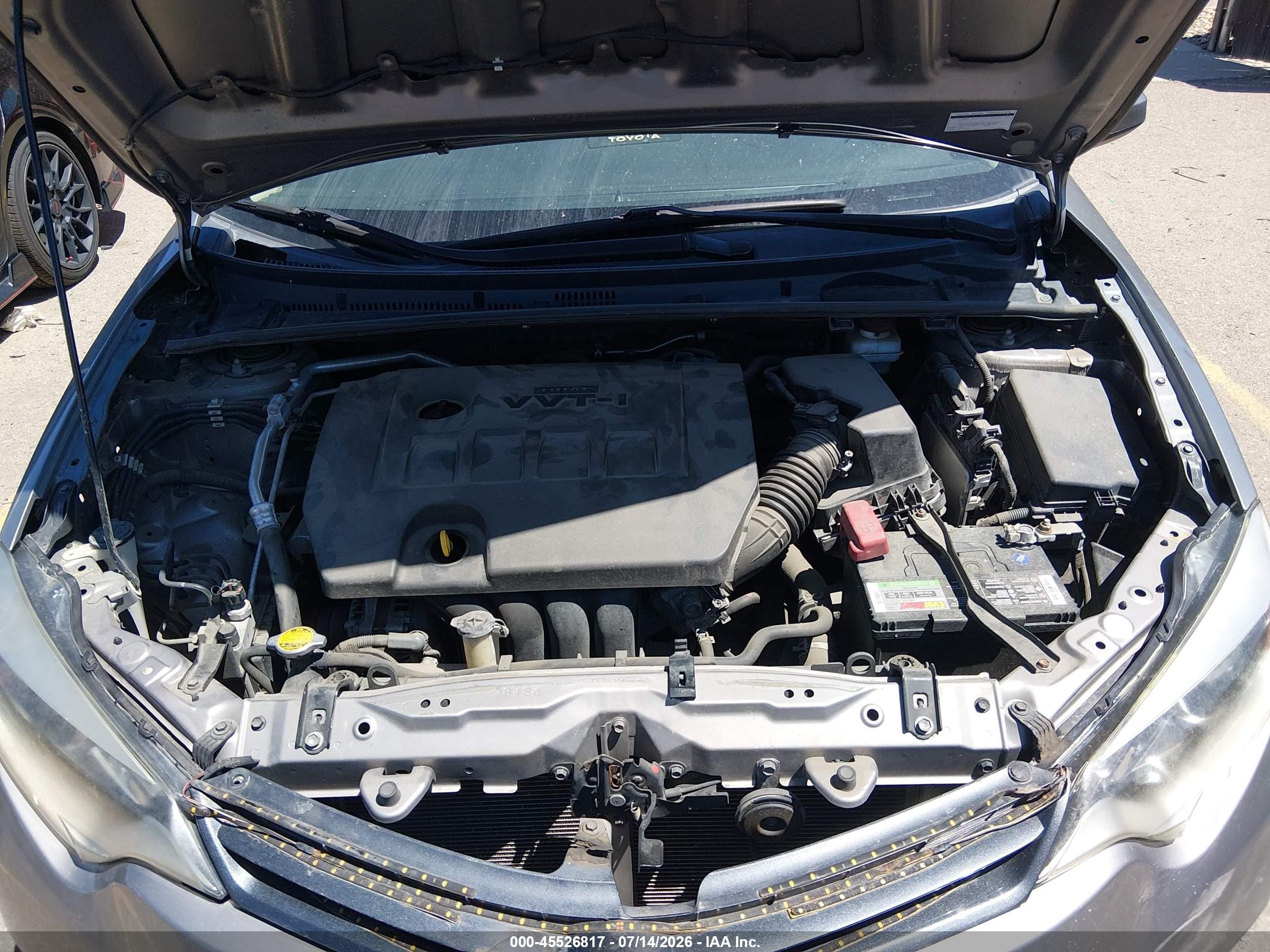 2015 Toyota Corolla Le Pewter vin: 5YFBURHE9FP204036