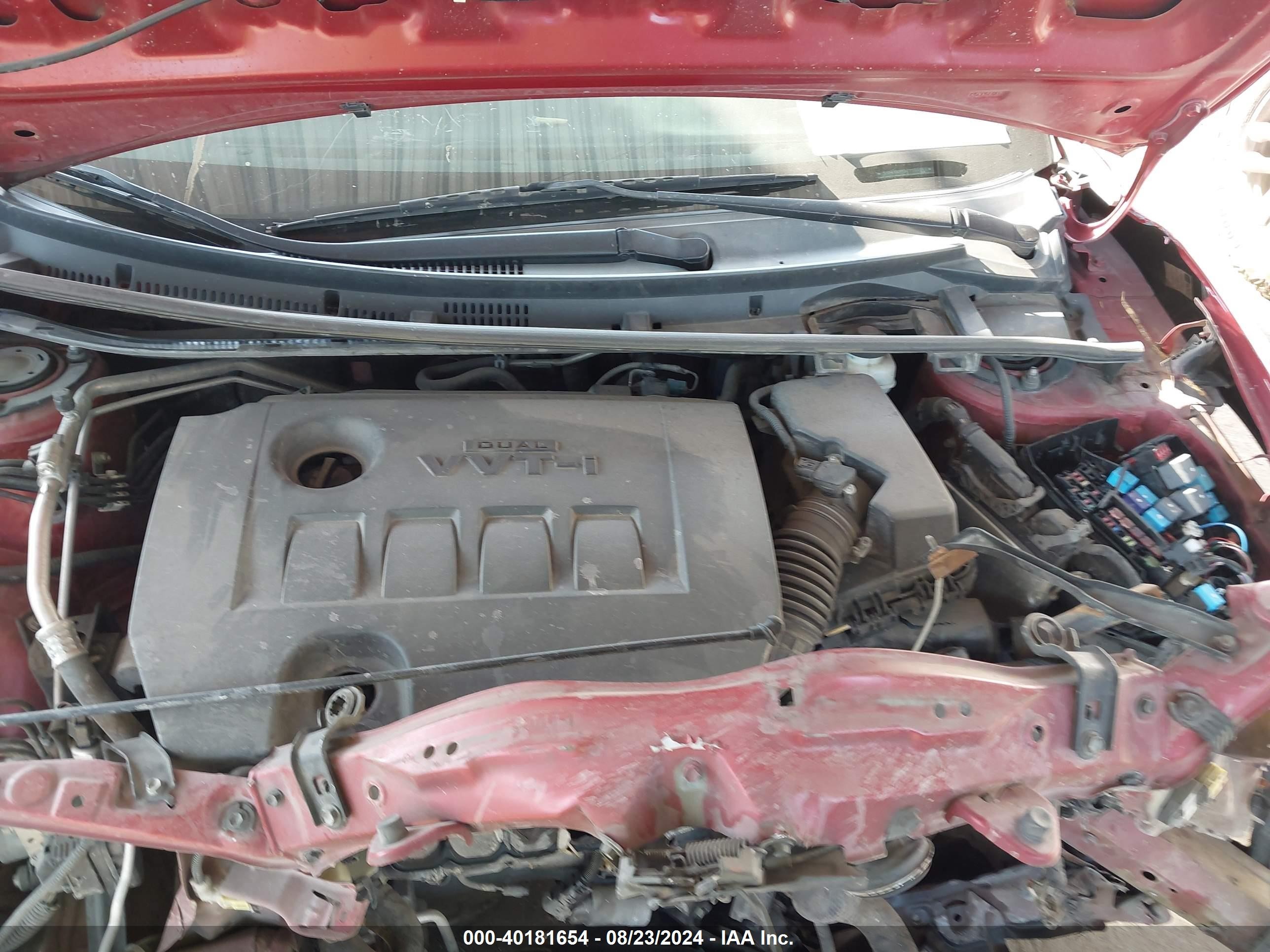 2015 Toyota Corolla S Plus Red vin: 5YFBURHE9FP205963