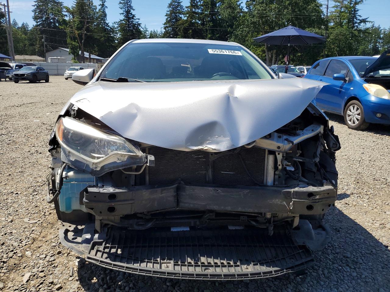 2015 Toyota Corolla Le Silver vin: 5YFBURHE9FP222679
