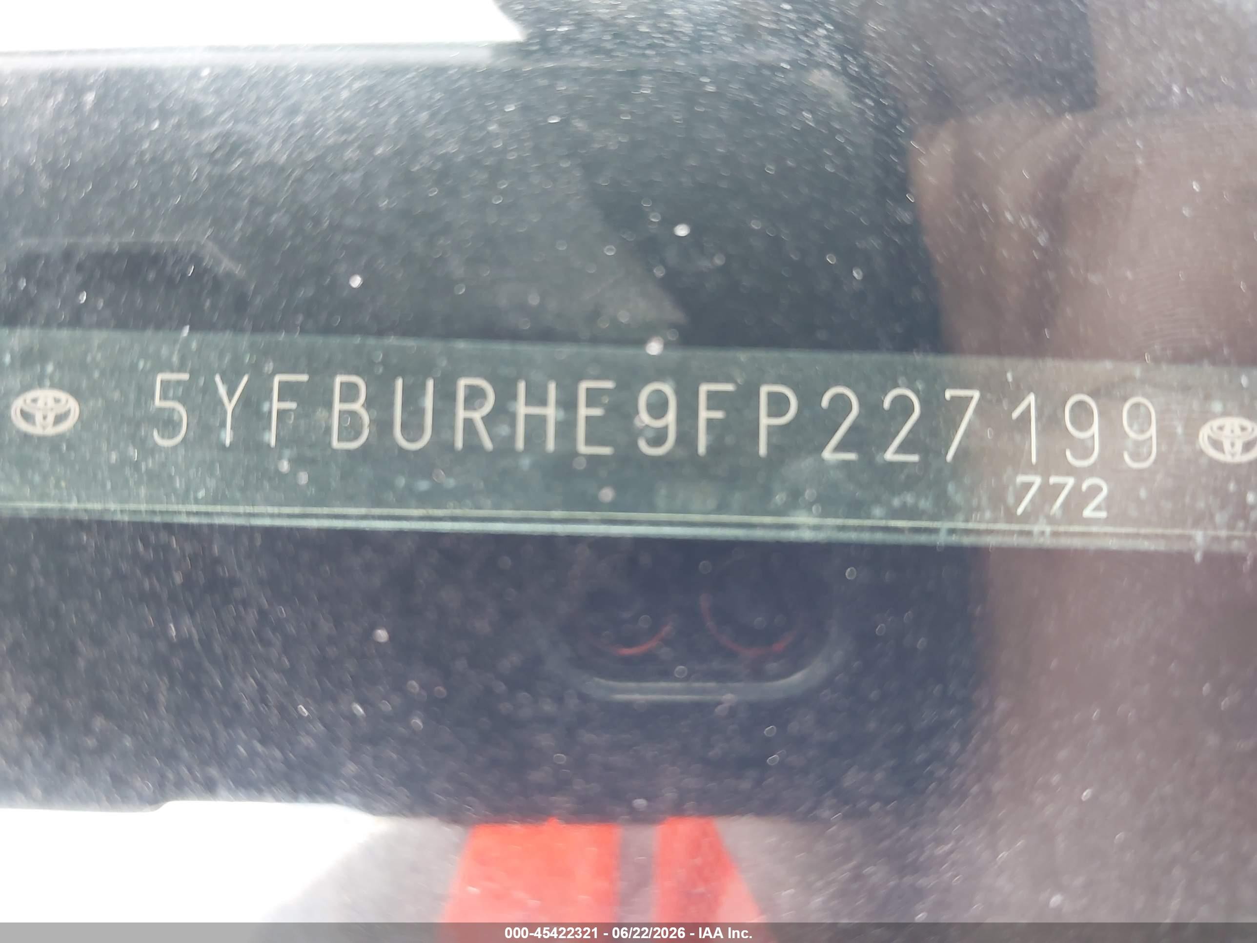 2015 Toyota Corolla L Turquoise vin: 5YFBURHE9FP227199
