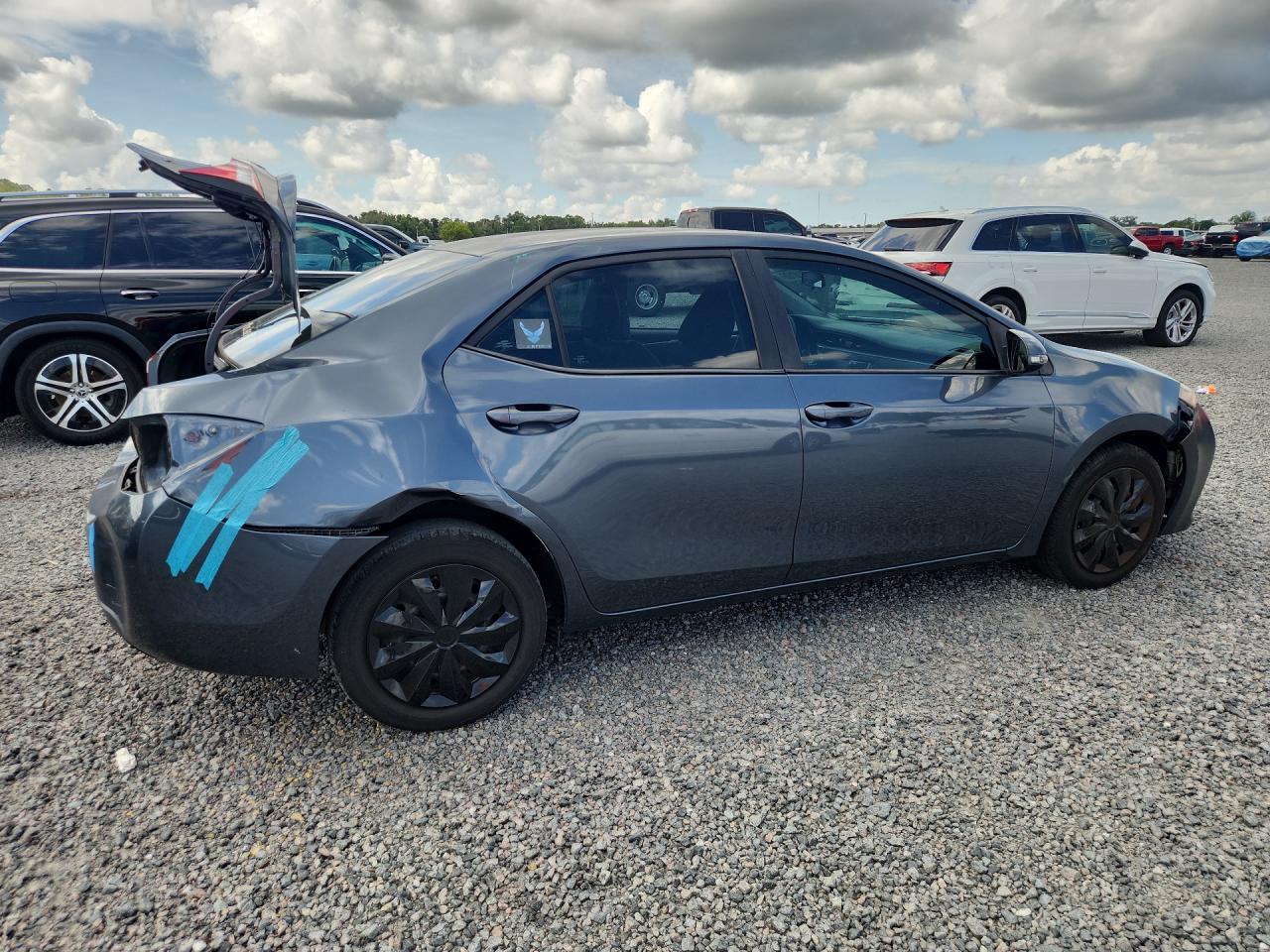 2015 Toyota Corolla S Blue vin: 5YFBURHE9FP251888