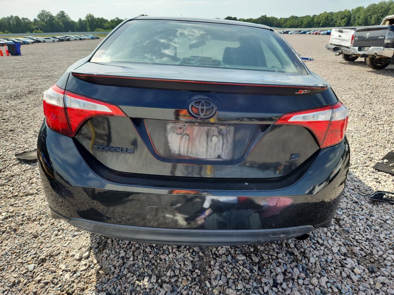 2015 Toyota Corolla S Plus Black vin: 5YFBURHE9FP266326