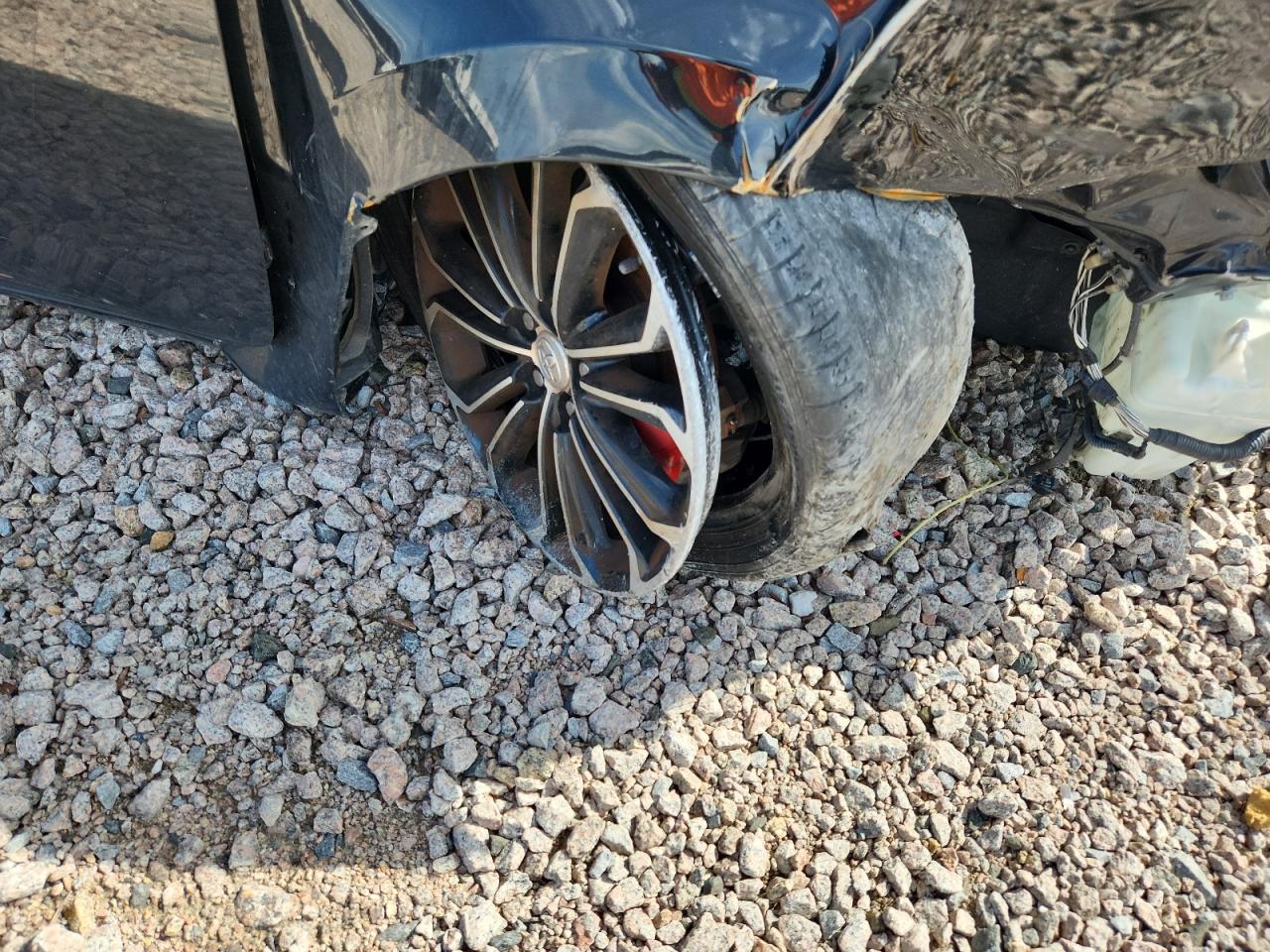 2015 Toyota Corolla S Plus Black vin: 5YFBURHE9FP266326 Damage: Right Front Wheel, Broken, Replacement Required