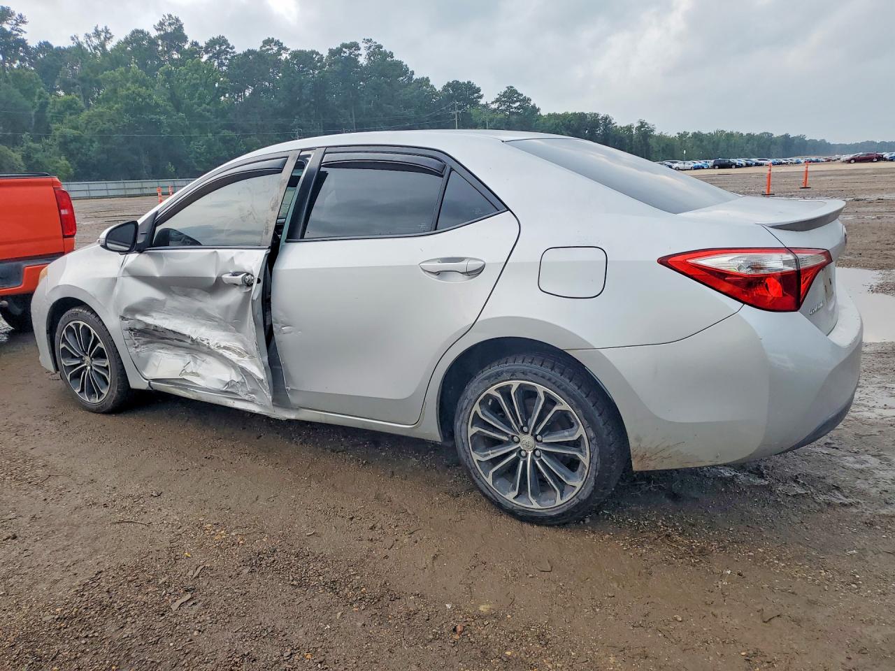 2015 Toyota Corolla S Silver vin: 5YFBURHE9FP299794