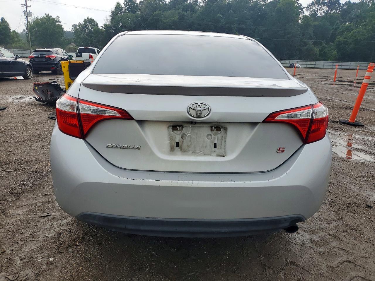2015 Toyota Corolla S Silver vin: 5YFBURHE9FP299794