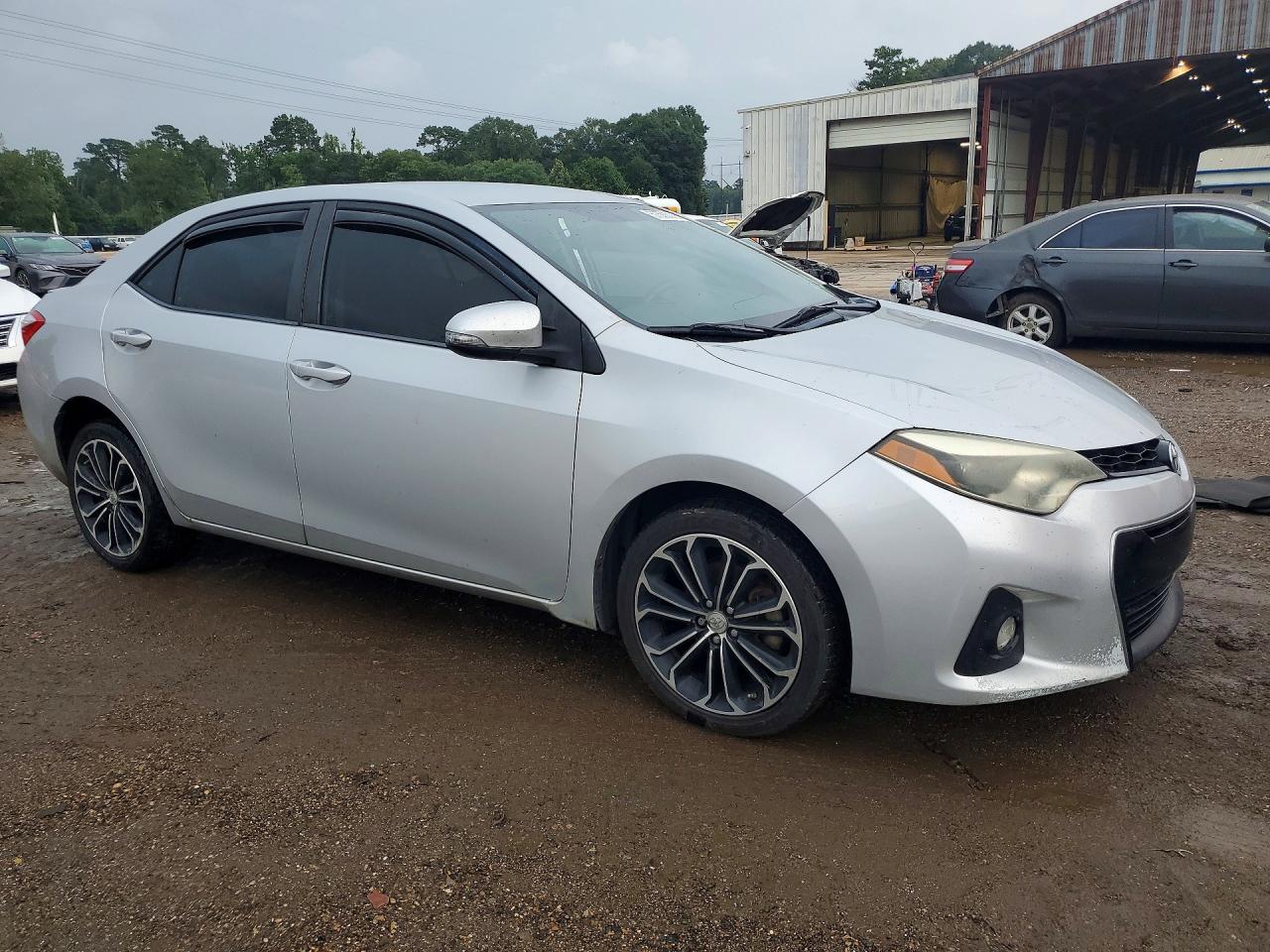 2015 Toyota Corolla S Silver vin: 5YFBURHE9FP299794