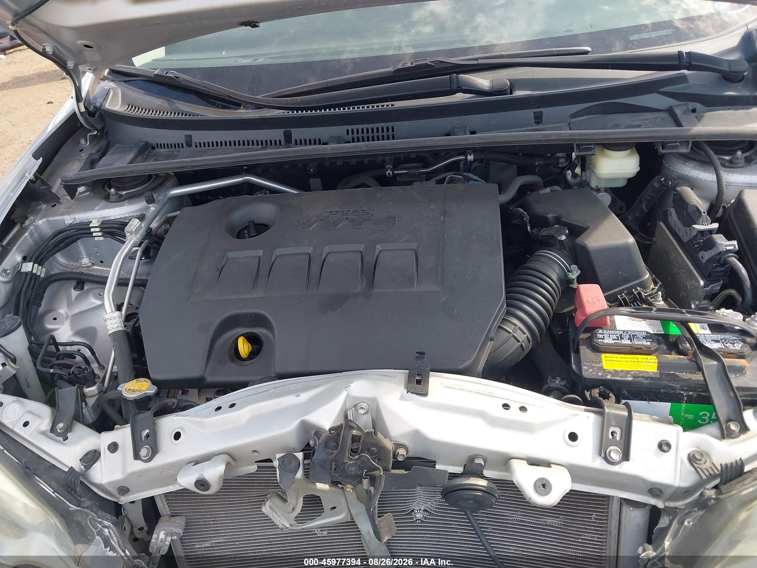 2015 Toyota Corolla L Silver vin: 5YFBURHE9FP307764