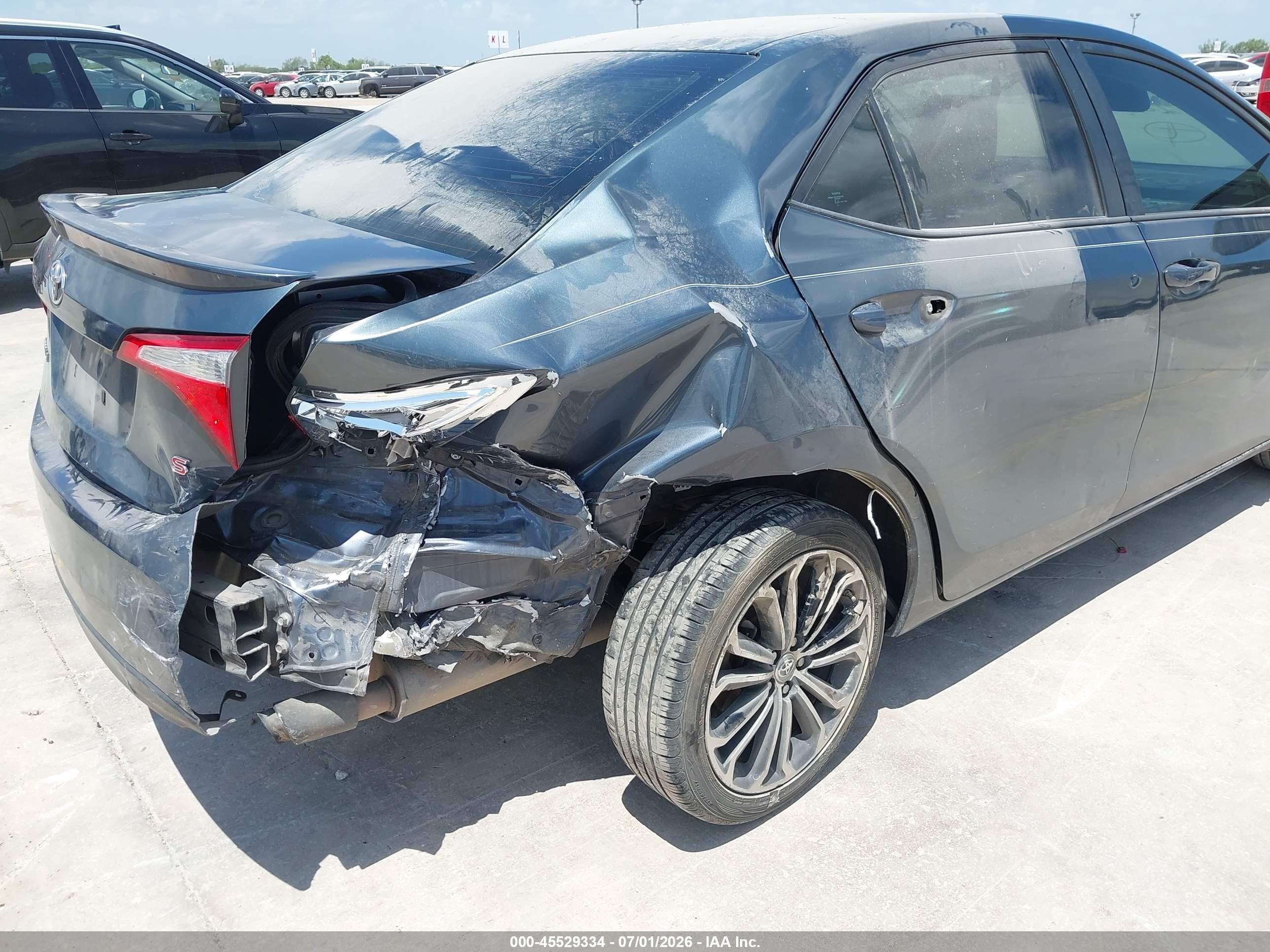 2015 Toyota Corolla S Plus Серый vin: 5YFBURHE9FP309062