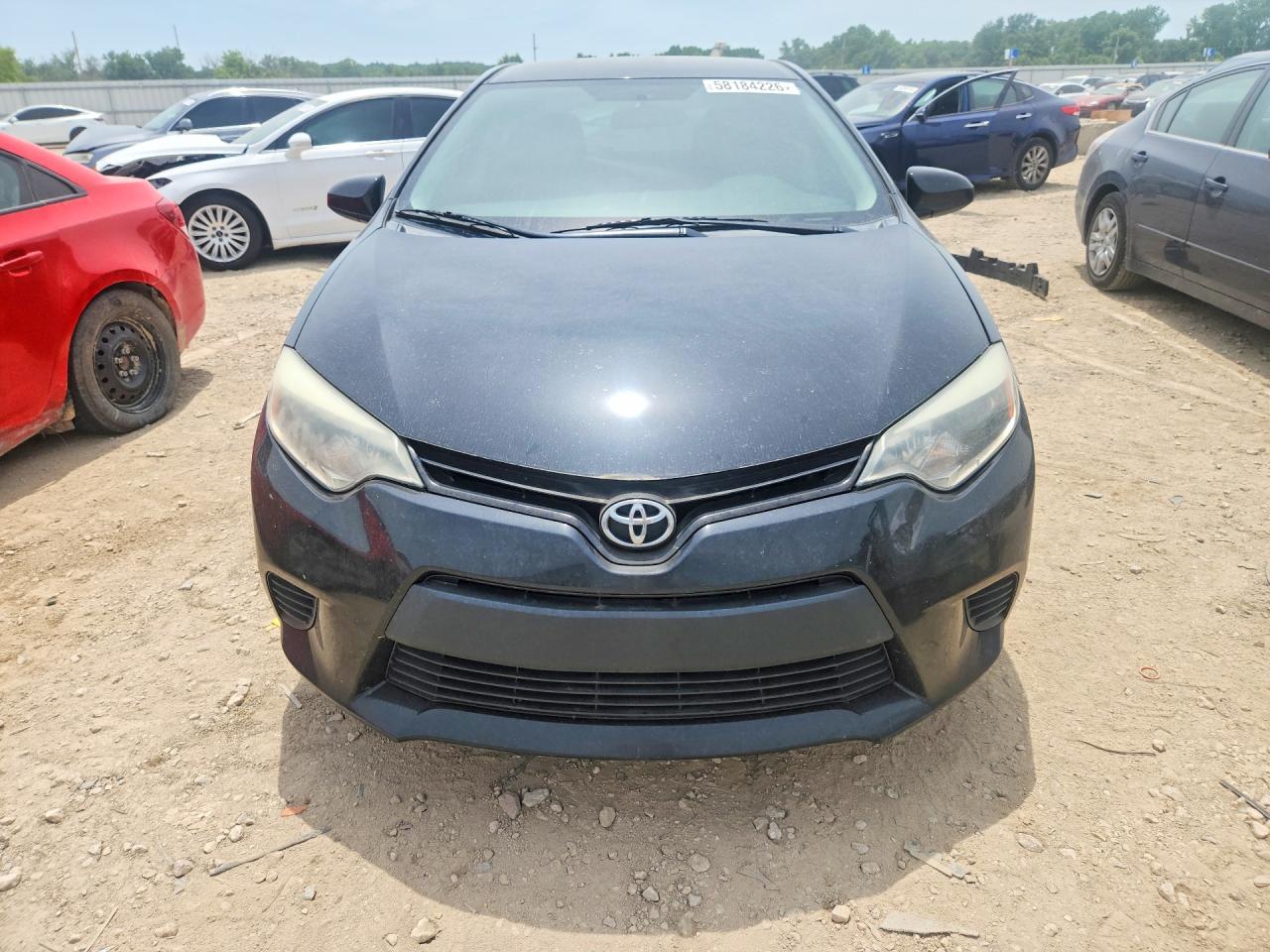 2015 Toyota Corolla L Черный vin: 5YFBURHE9FP351697