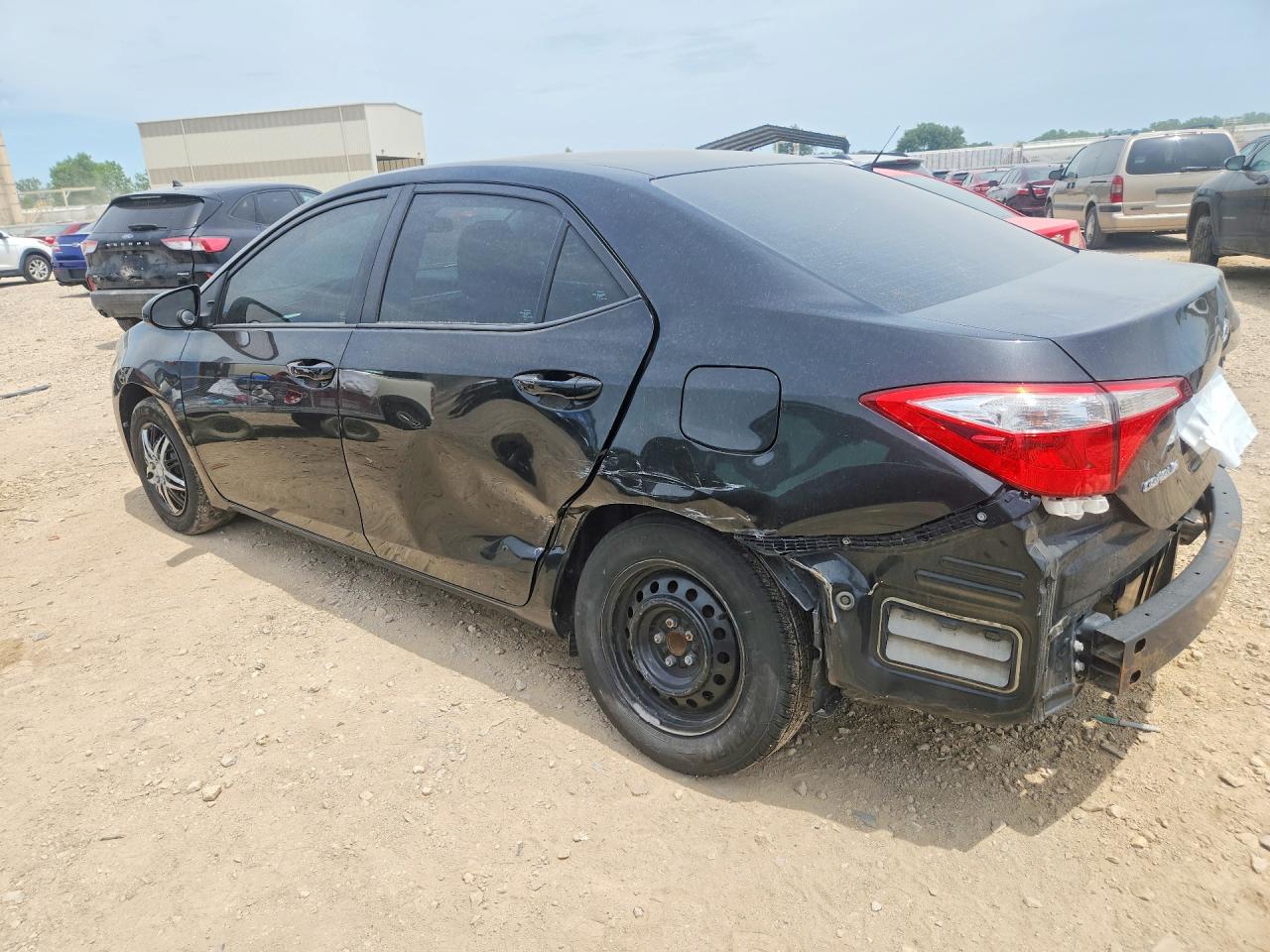 2015 Toyota Corolla L Черный vin: 5YFBURHE9FP351697