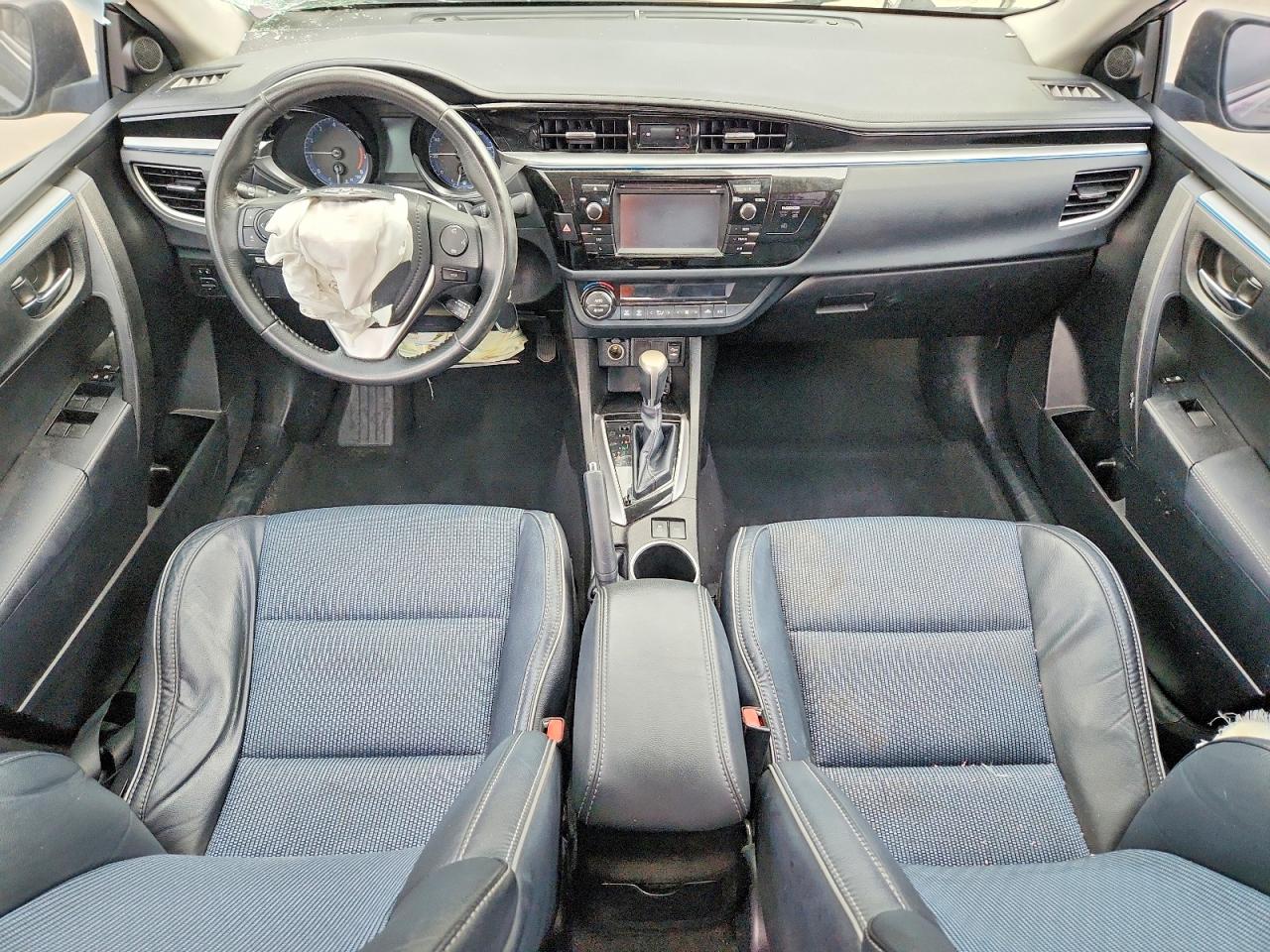 2015 Toyota Corolla S Plus Black vin: 5YFBURHE9FP357824